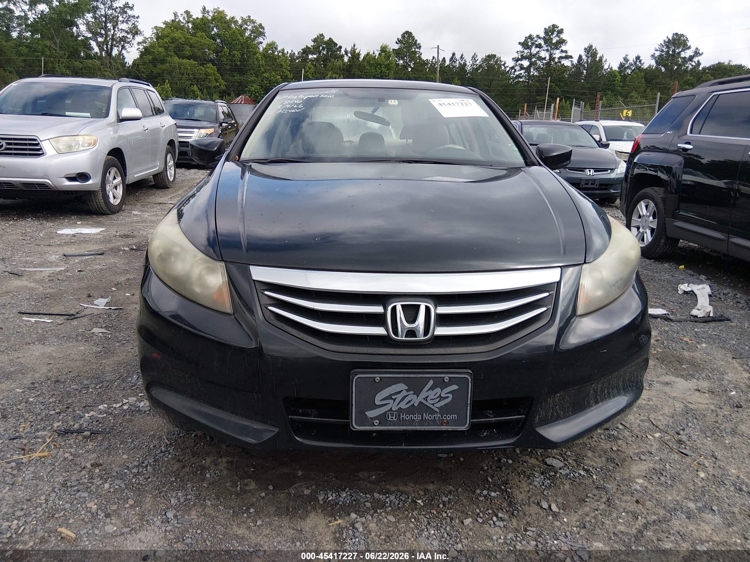 2012 Honda Accord 2.4 Se Black vin: 1HGCP2F67CA040883