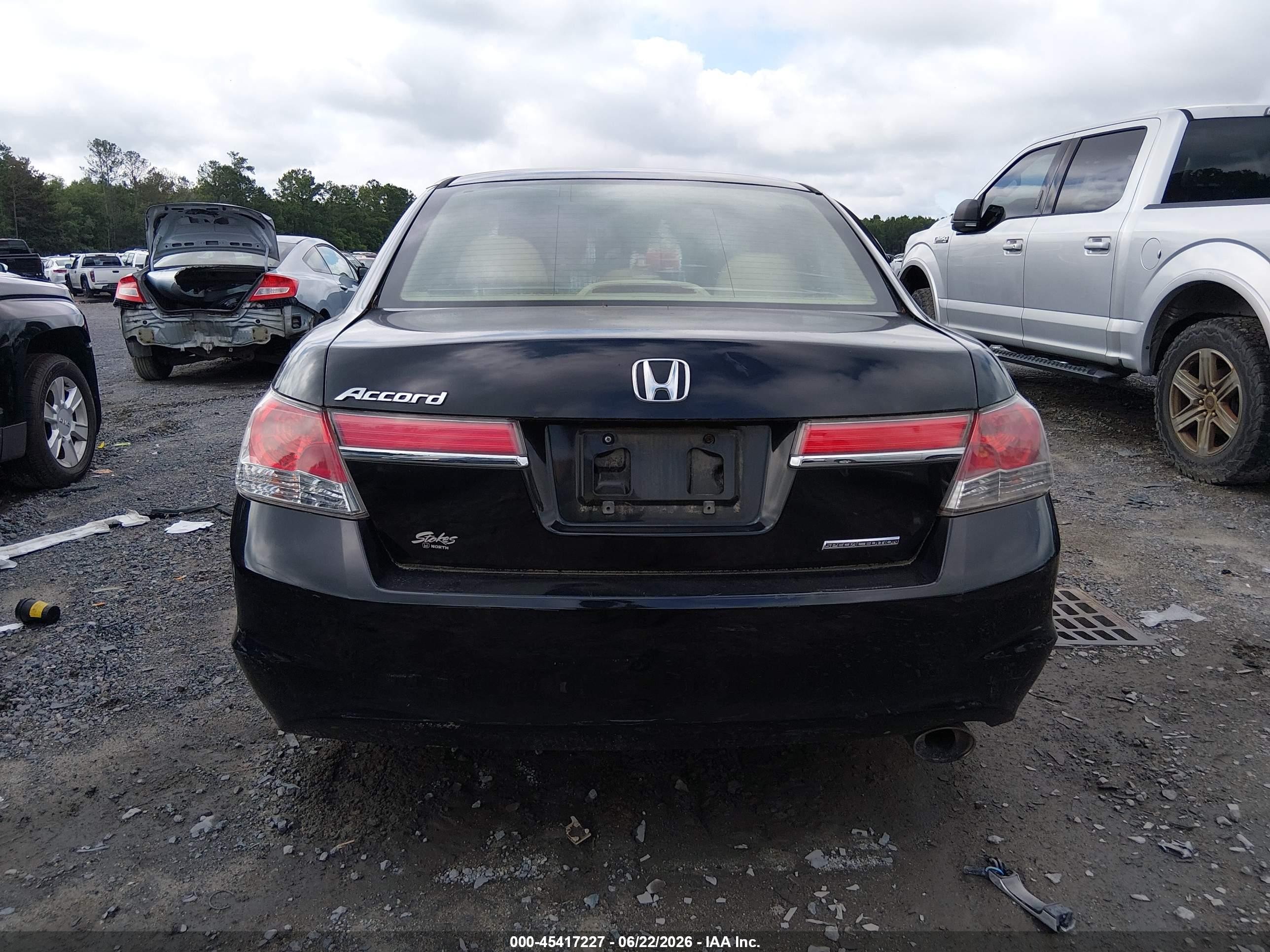 2012 Honda Accord 2.4 Se Black vin: 1HGCP2F67CA040883