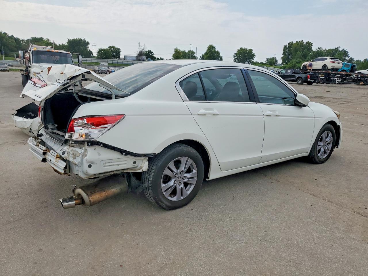 2012 Honda Accord Se White vin: 1HGCP2F67CA046943