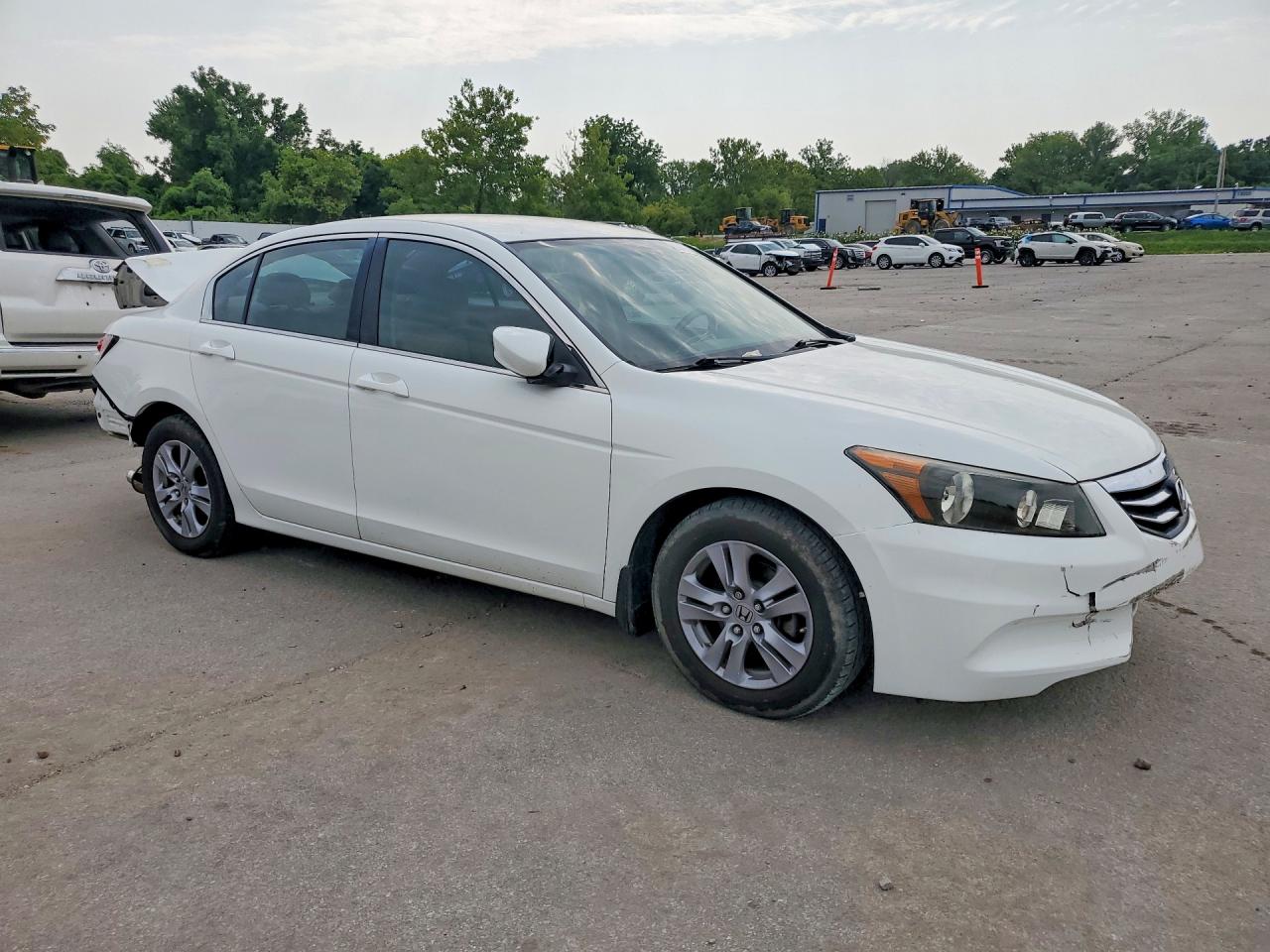 2012 Honda Accord Se White vin: 1HGCP2F67CA046943