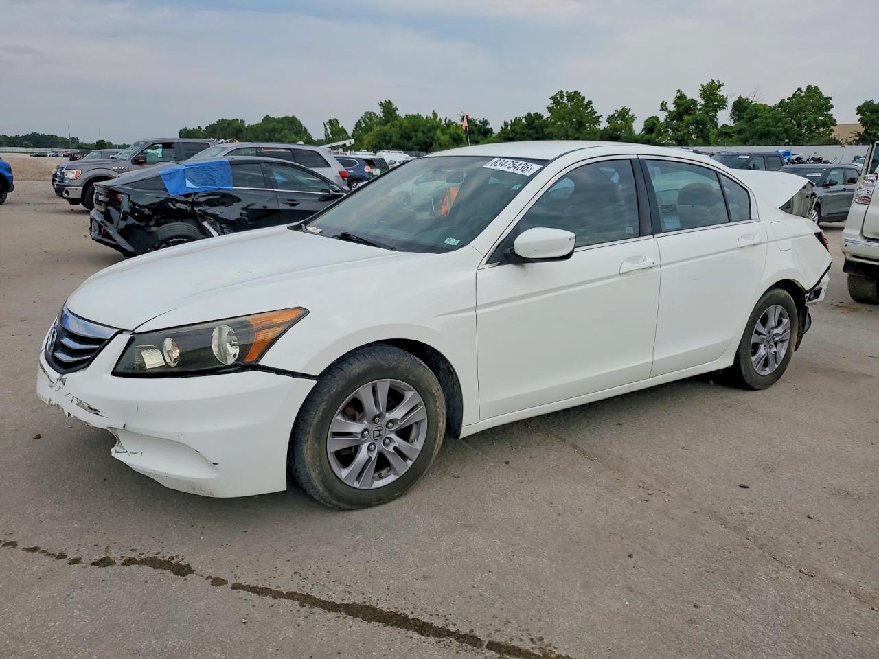 2012 Honda Accord Se White vin: 1HGCP2F67CA046943