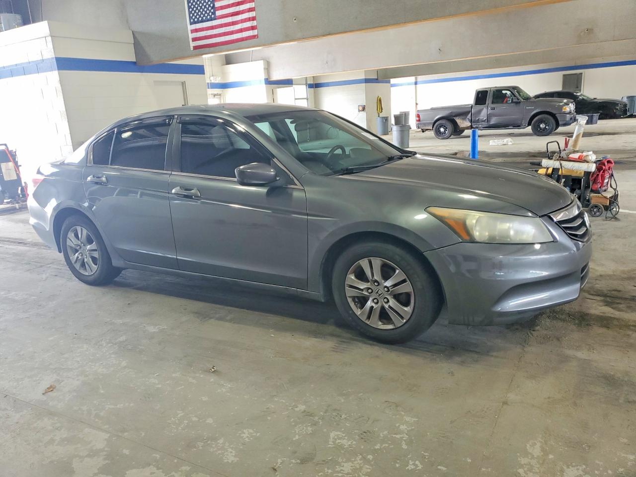 2012 Honda Accord Se Gray vin: 1HGCP2F67CA058378