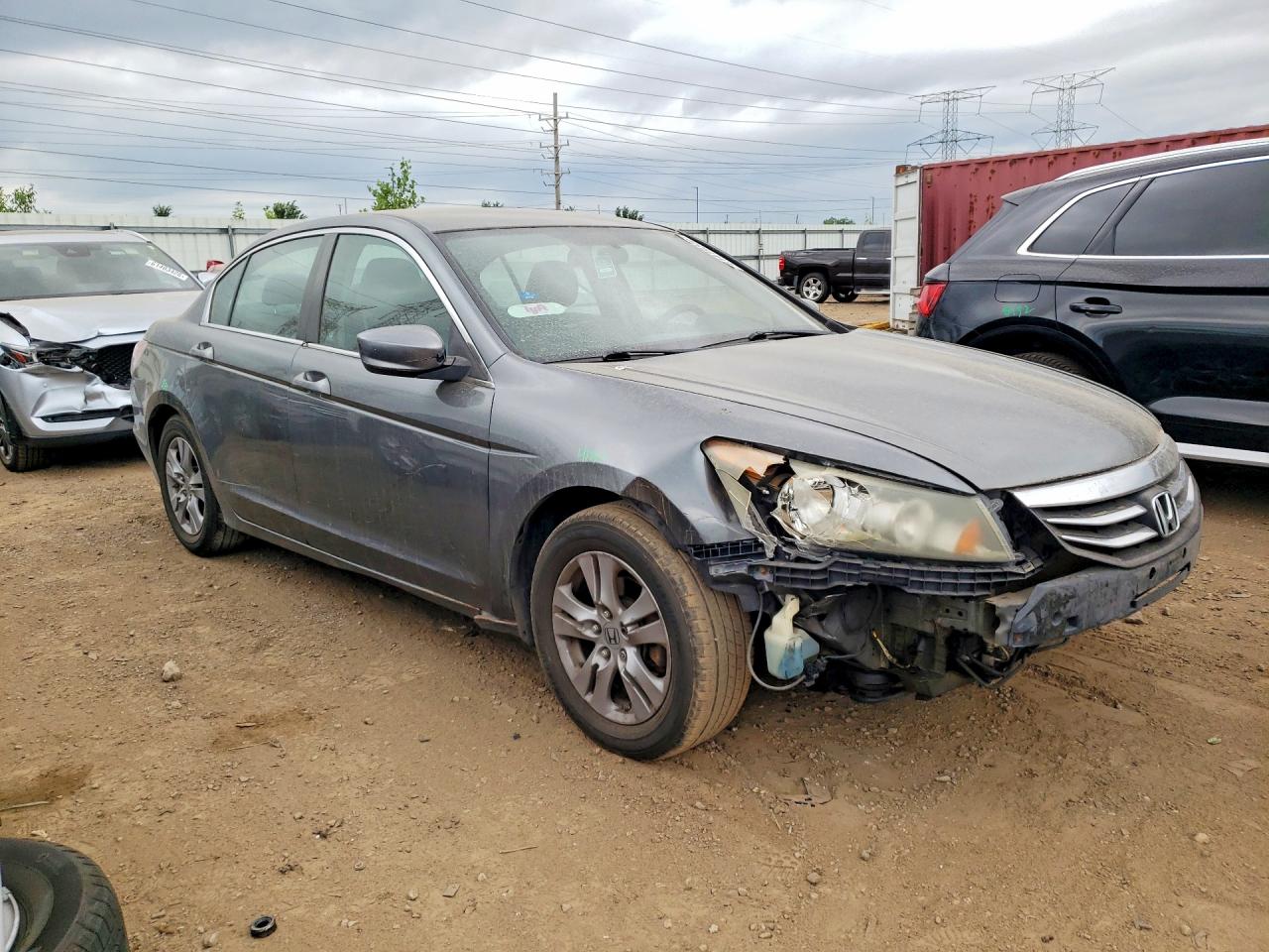 2012 Honda Accord Se Gray vin: 1HGCP2F67CA058963