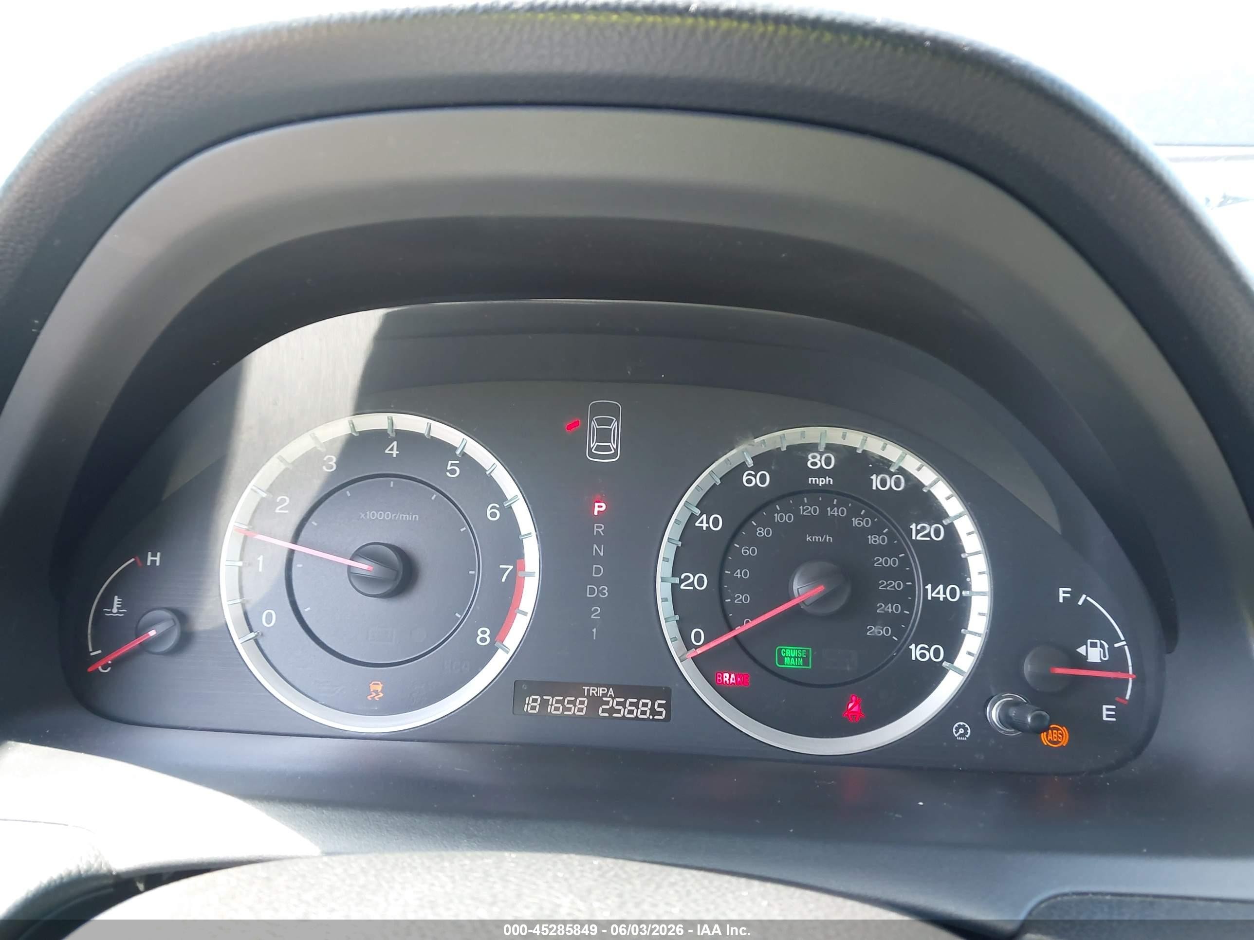 2012 Honda Accord 2.4 Se Черный vin: 1HGCP2F67CA066996