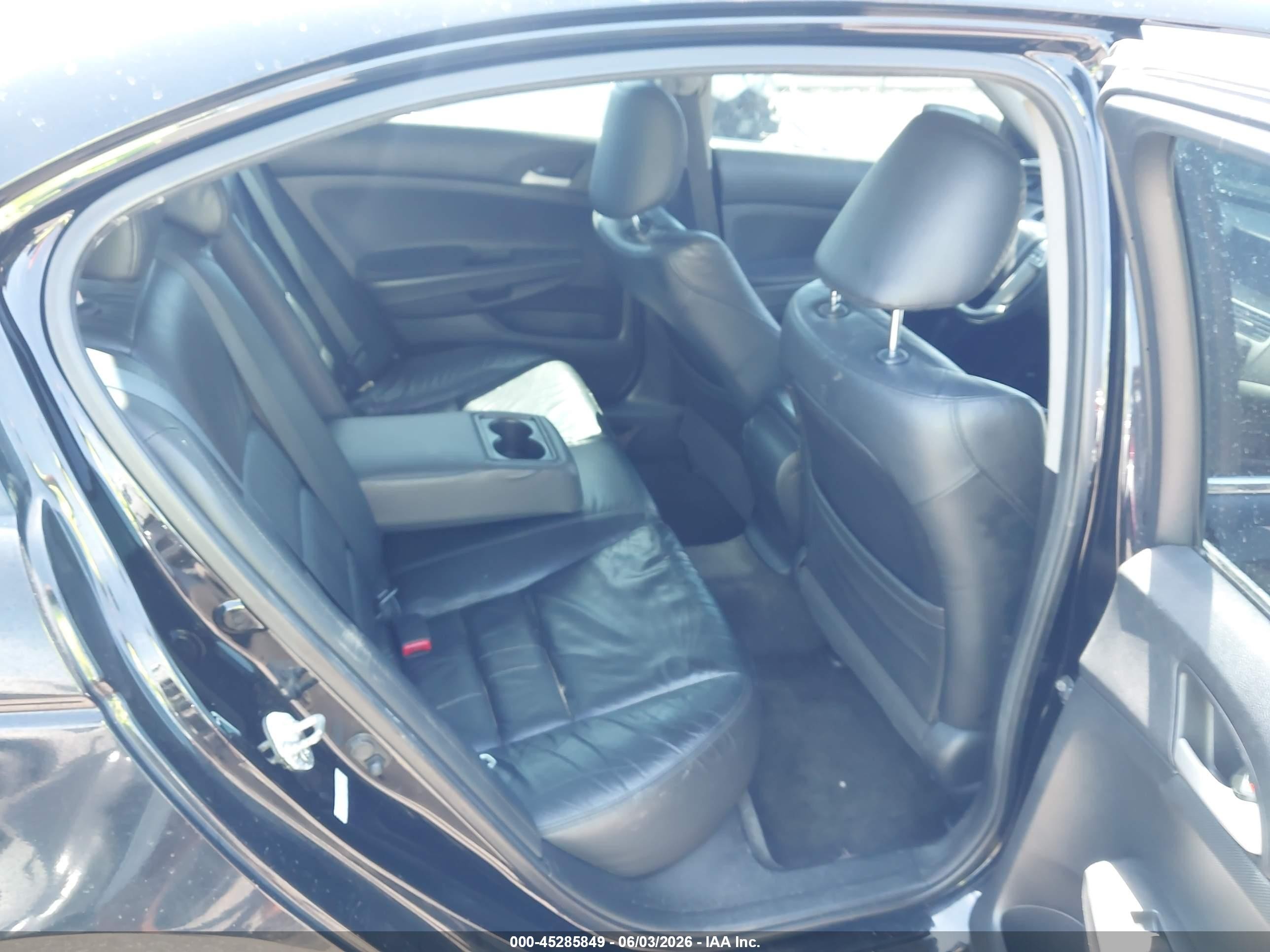 2012 Honda Accord 2.4 Se Черный vin: 1HGCP2F67CA066996