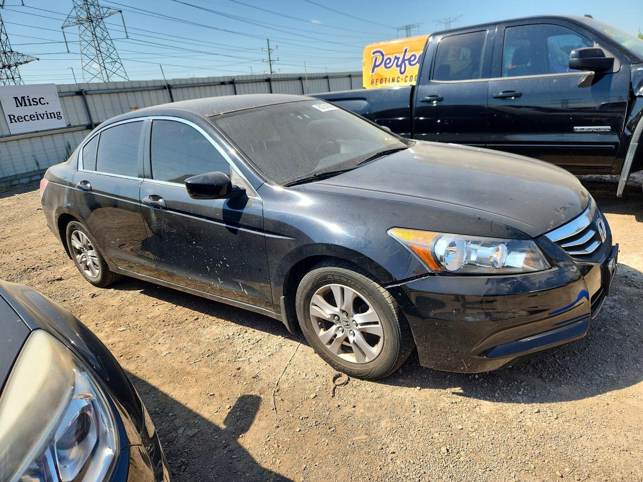 2012 Honda Accord Se Black vin: 1HGCP2F67CA068456