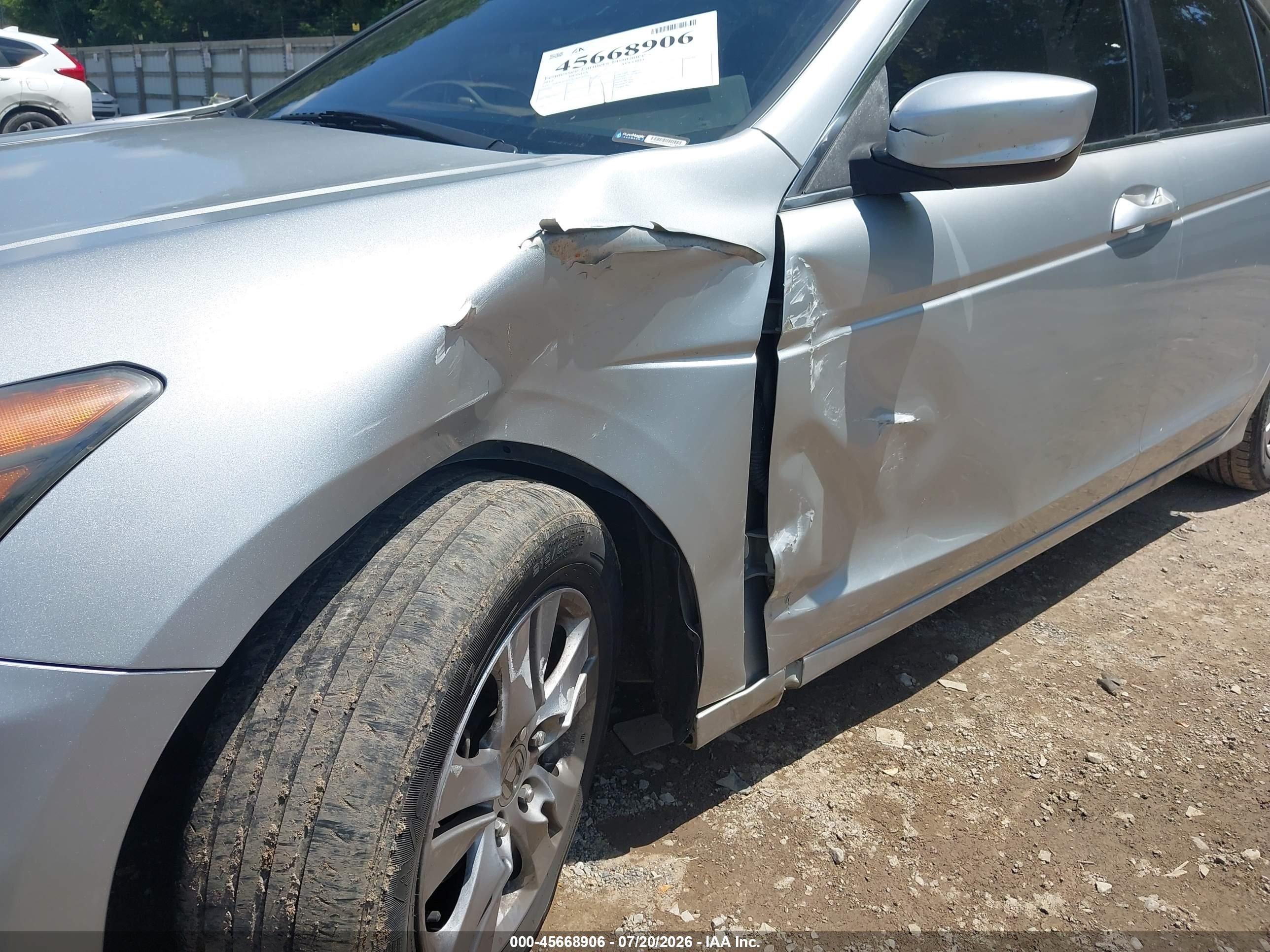 2012 Honda Accord 2.4 Se Silver vin: 1HGCP2F67CA071051