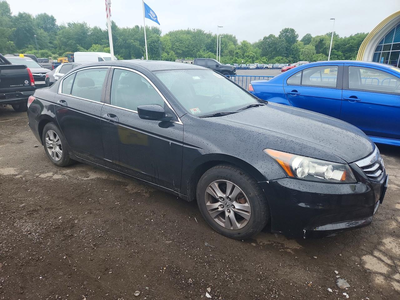 2012 Honda Accord Se Black vin: 1HGCP2F67CA078050