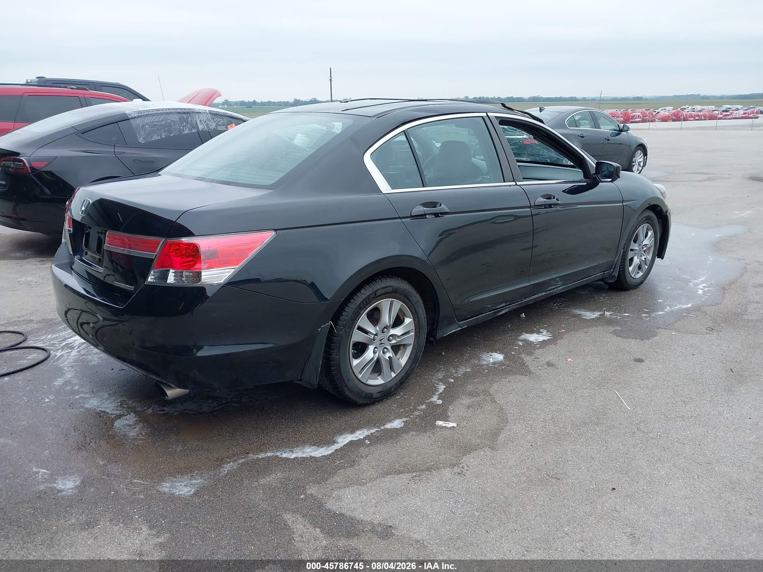 2012 Honda Accord 2.4 Se Black vin: 1HGCP2F67CA087170