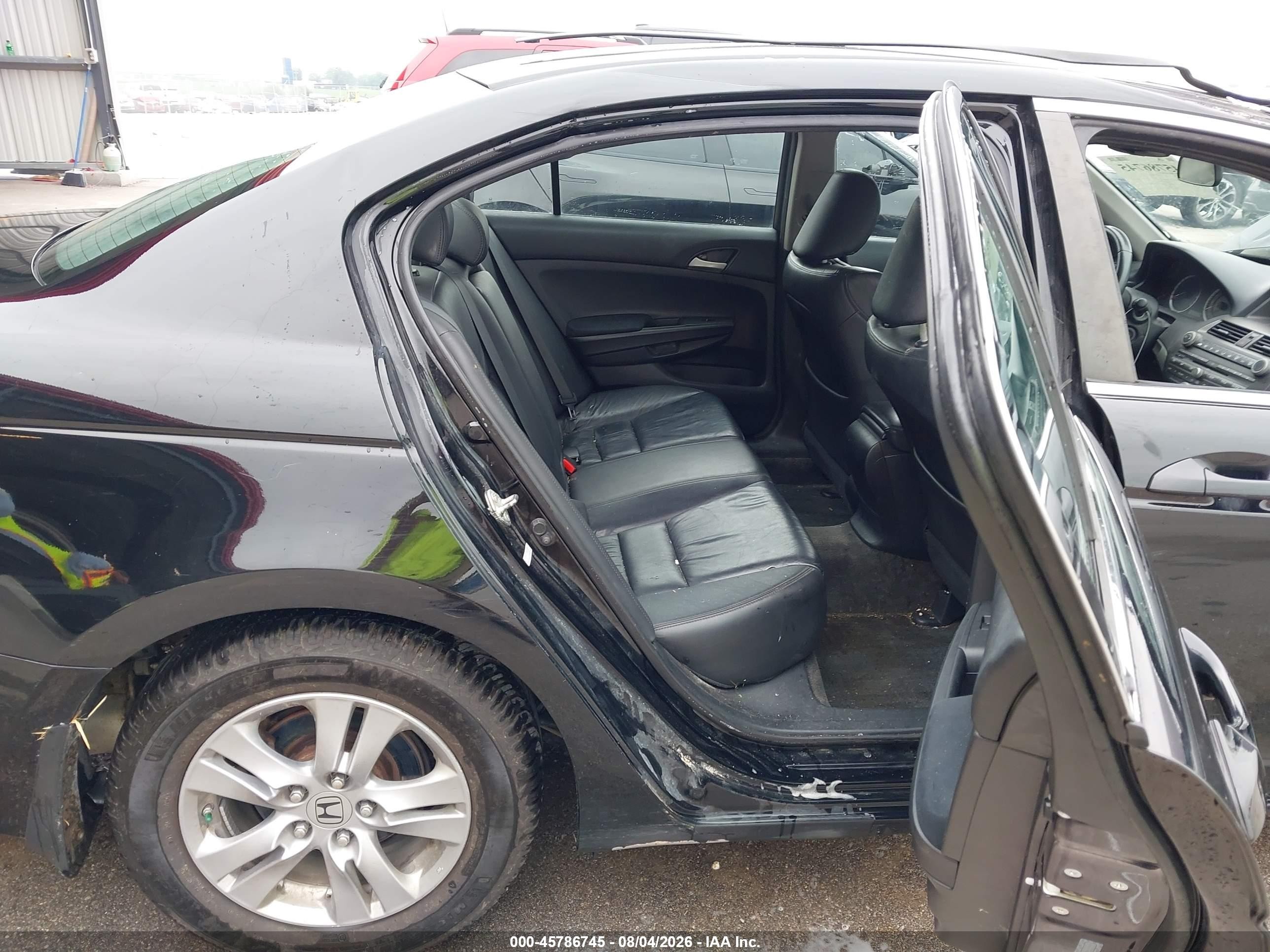 2012 Honda Accord 2.4 Se Black vin: 1HGCP2F67CA087170