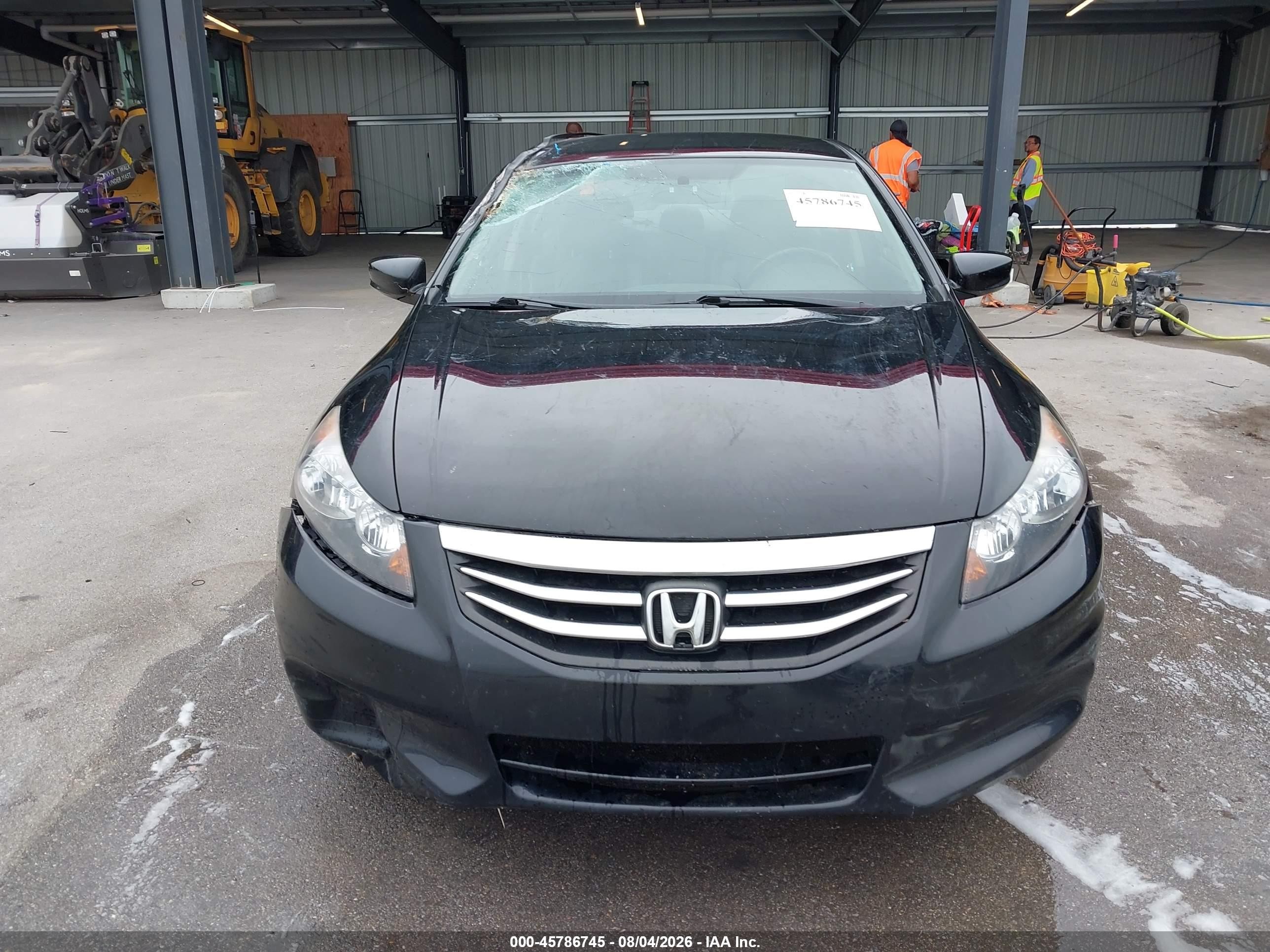 2012 Honda Accord 2.4 Se Black vin: 1HGCP2F67CA087170