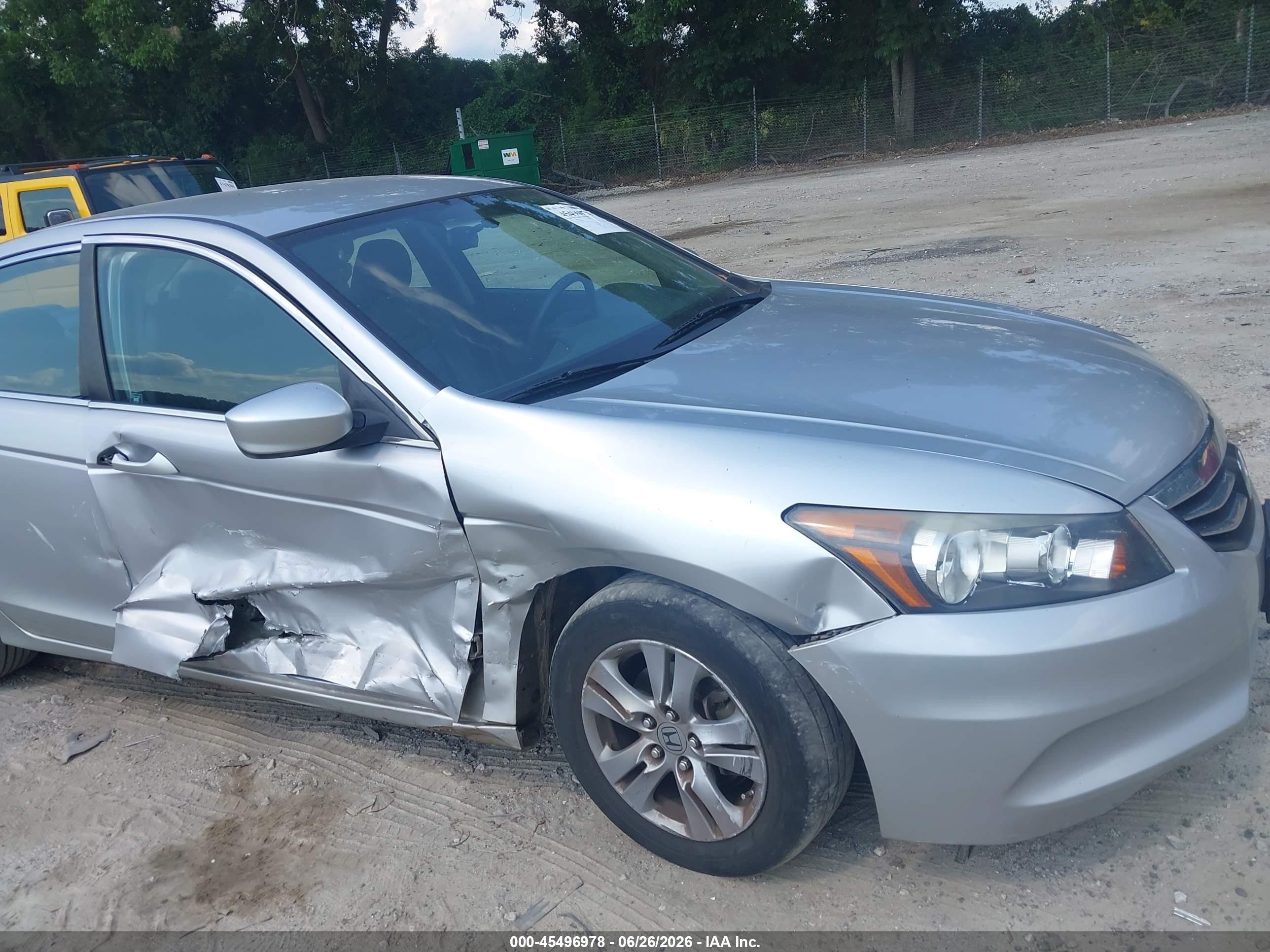 2012 Honda Accord 2.4 Se Silver vin: 1HGCP2F67CA090506