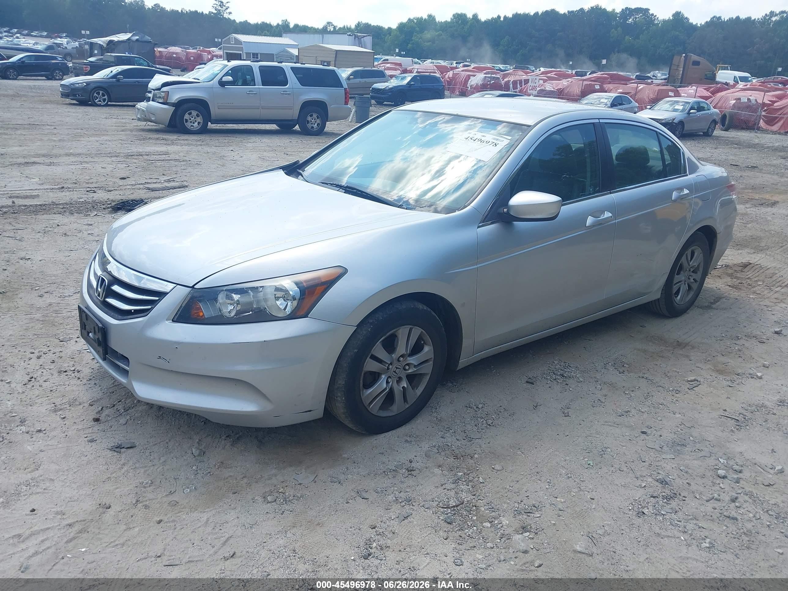 2012 Honda Accord 2.4 Se Silver vin: 1HGCP2F67CA090506