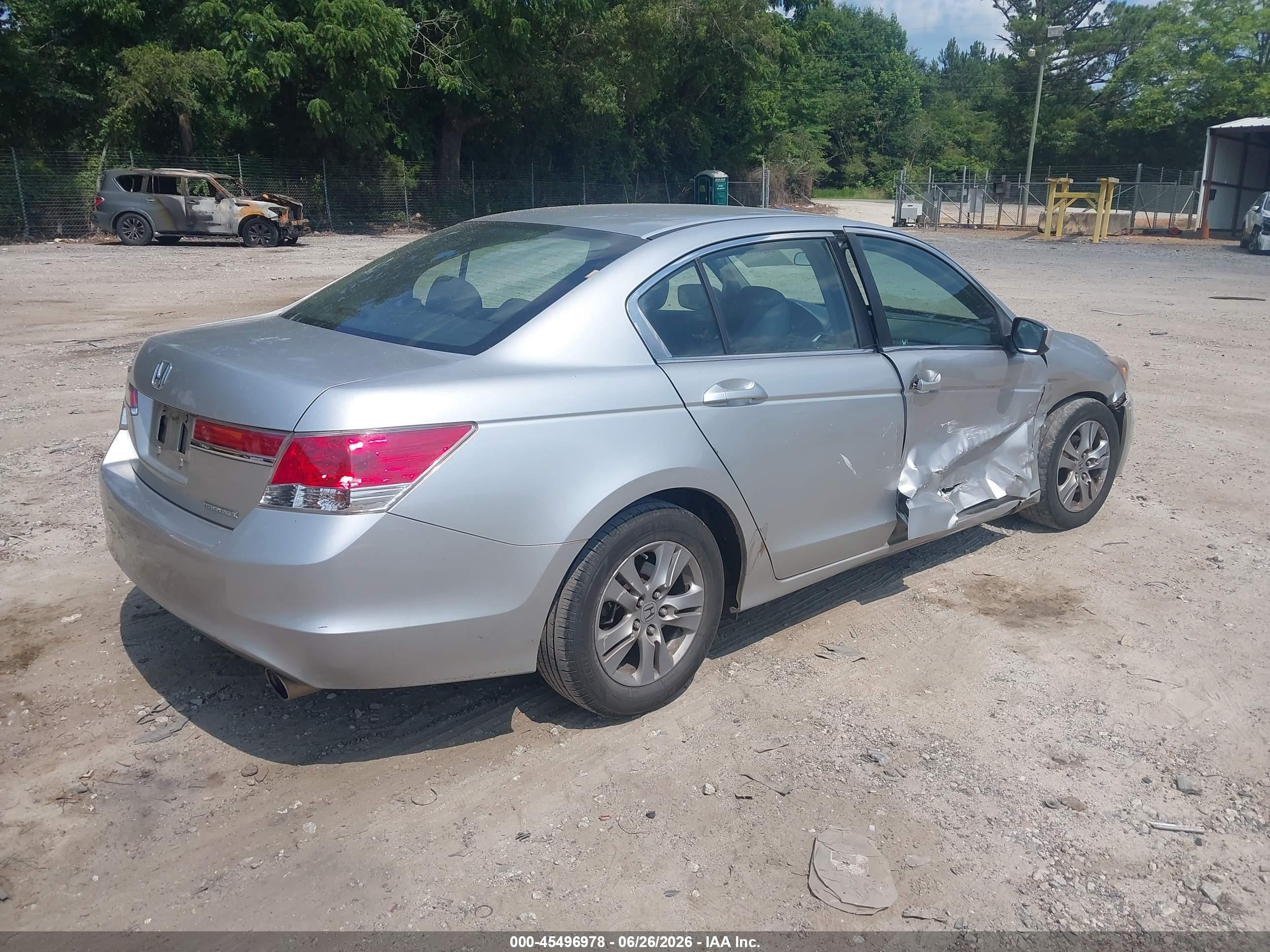 2012 Honda Accord 2.4 Se Silver vin: 1HGCP2F67CA090506