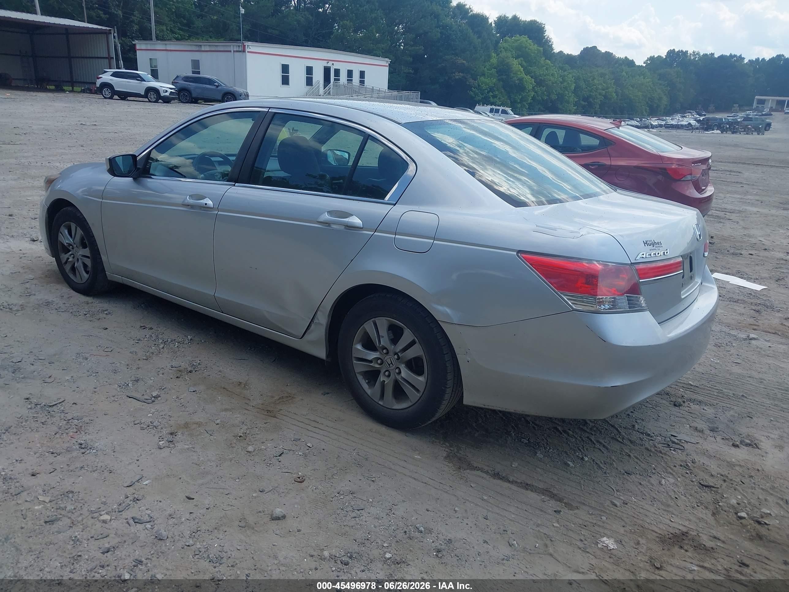 2012 Honda Accord 2.4 Se Silver vin: 1HGCP2F67CA090506