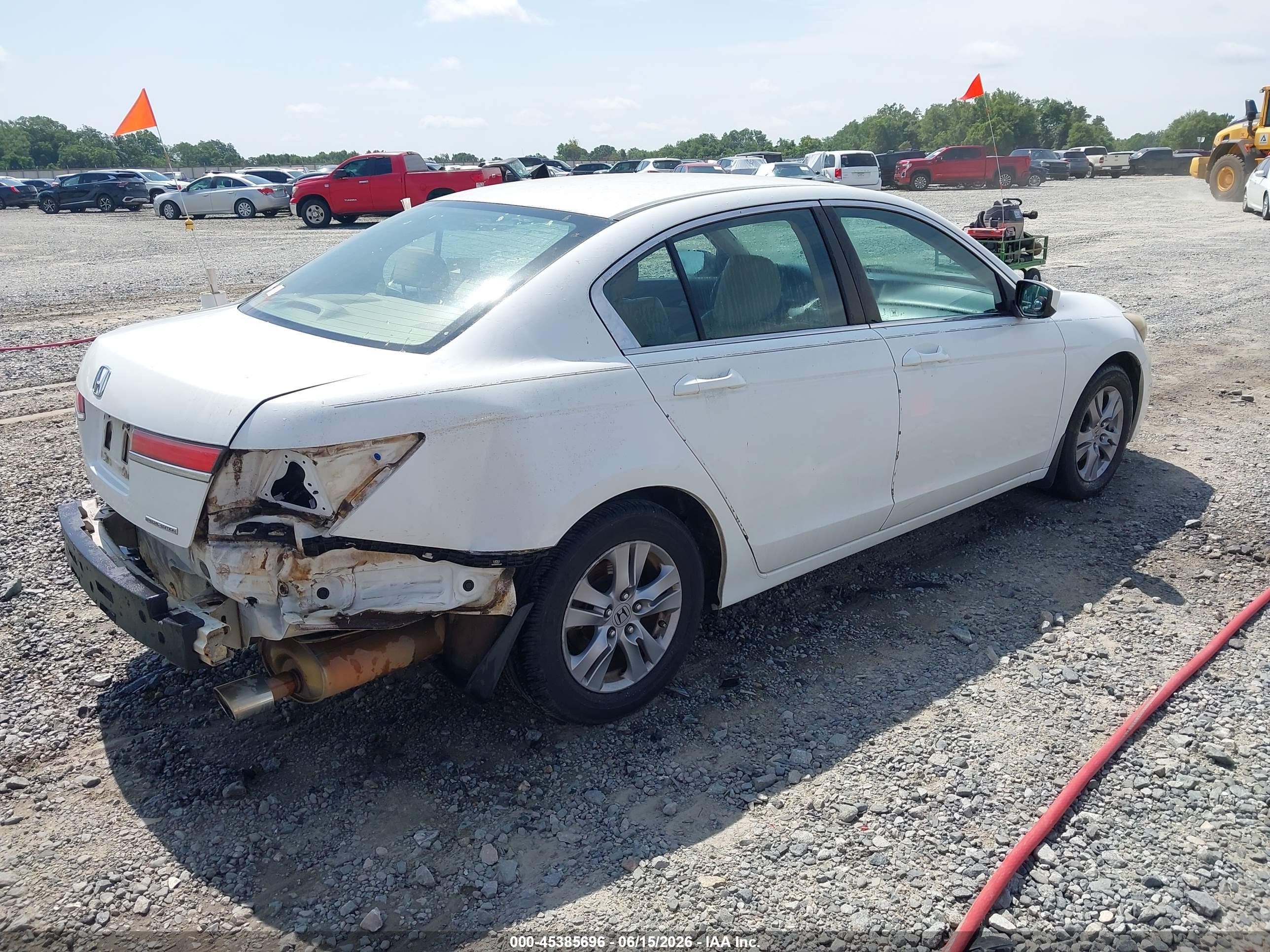 2012 Honda Accord 2.4 Se White vin: 1HGCP2F67CA103934