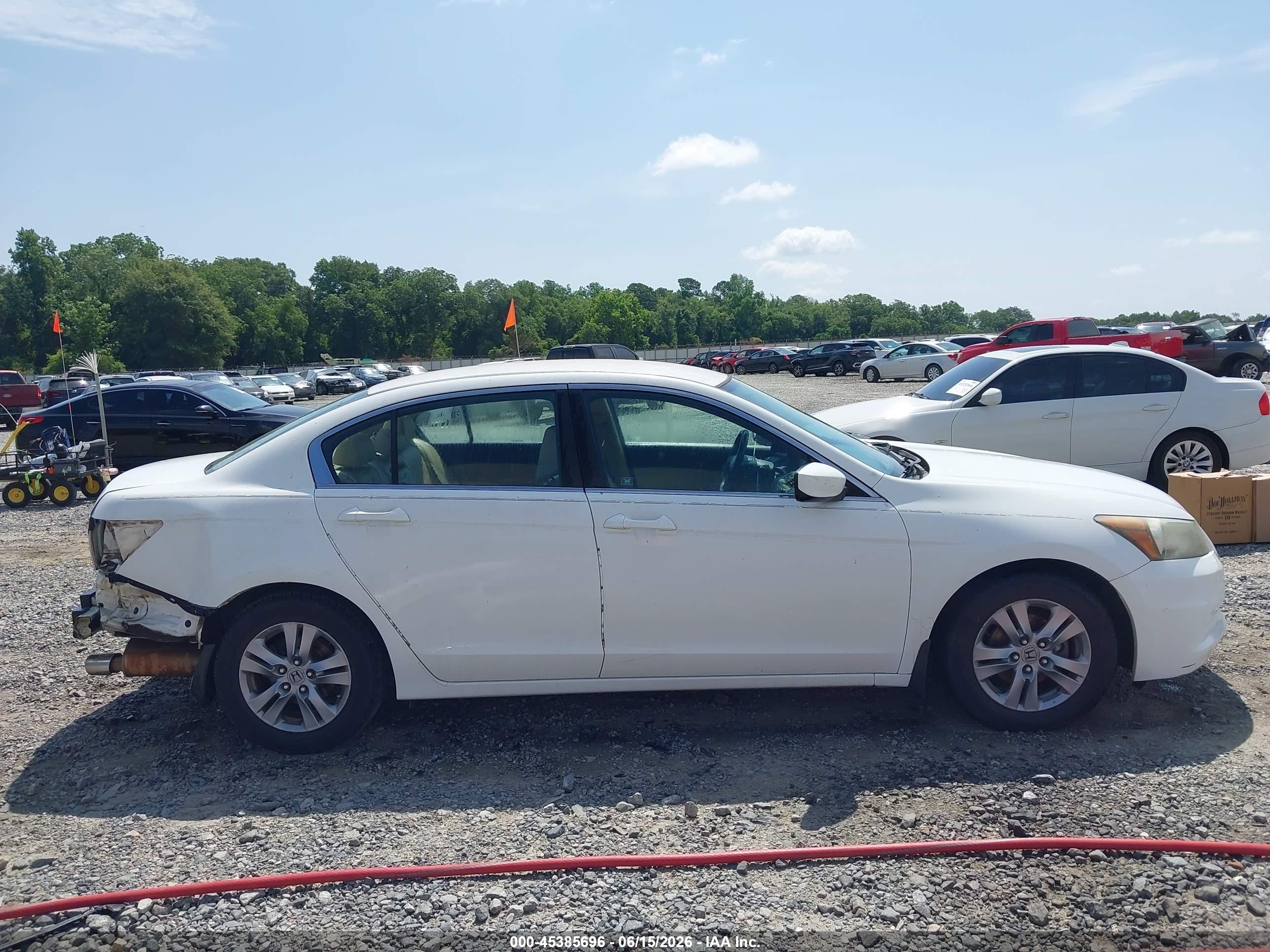 2012 Honda Accord 2.4 Se White vin: 1HGCP2F67CA103934