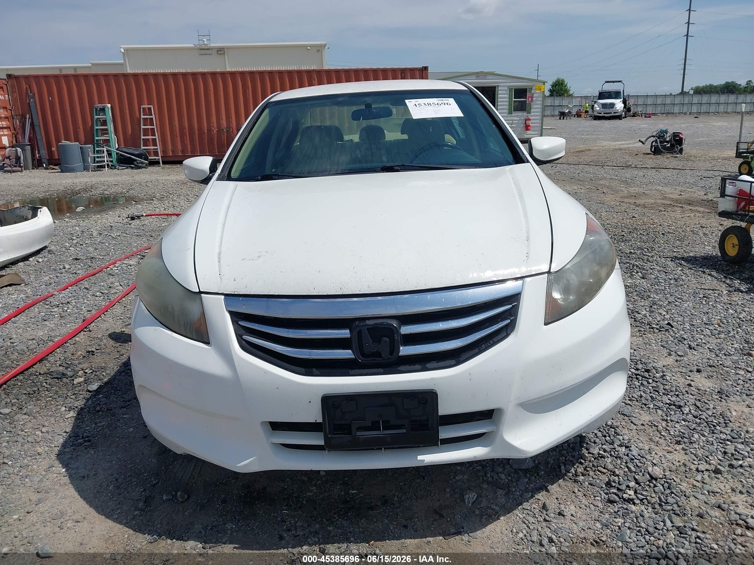 2012 Honda Accord 2.4 Se White vin: 1HGCP2F67CA103934