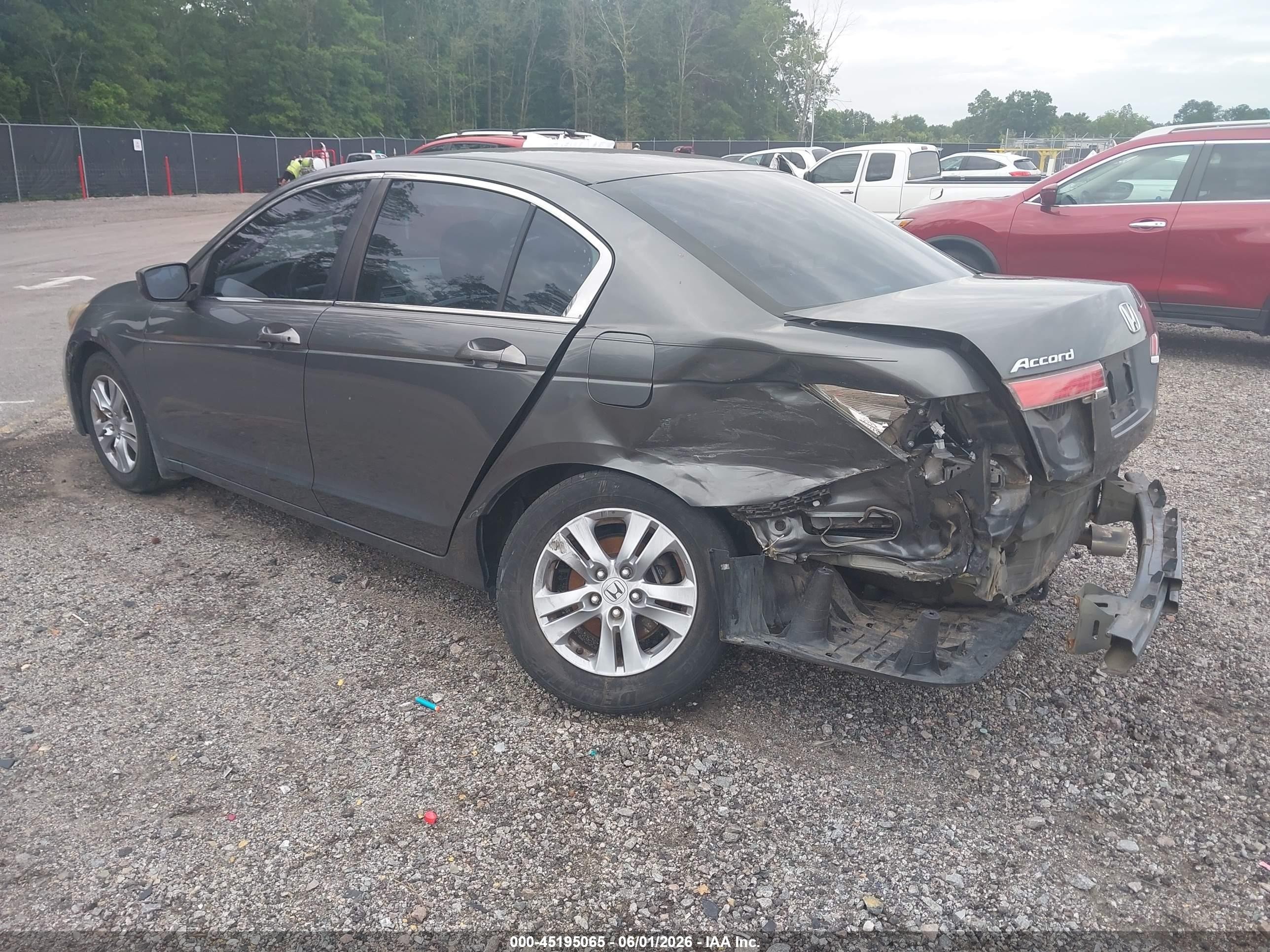 2012 Honda Accord 2.4 Se Серый vin: 1HGCP2F67CA106218