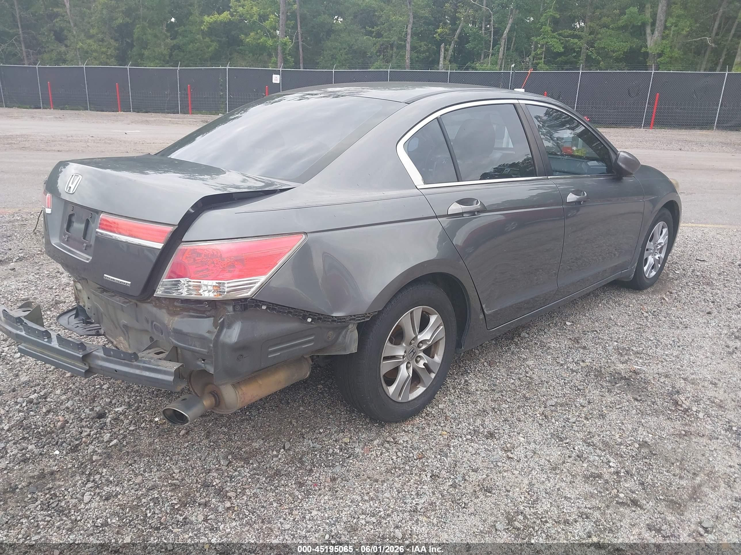 2012 Honda Accord 2.4 Se Серый vin: 1HGCP2F67CA106218