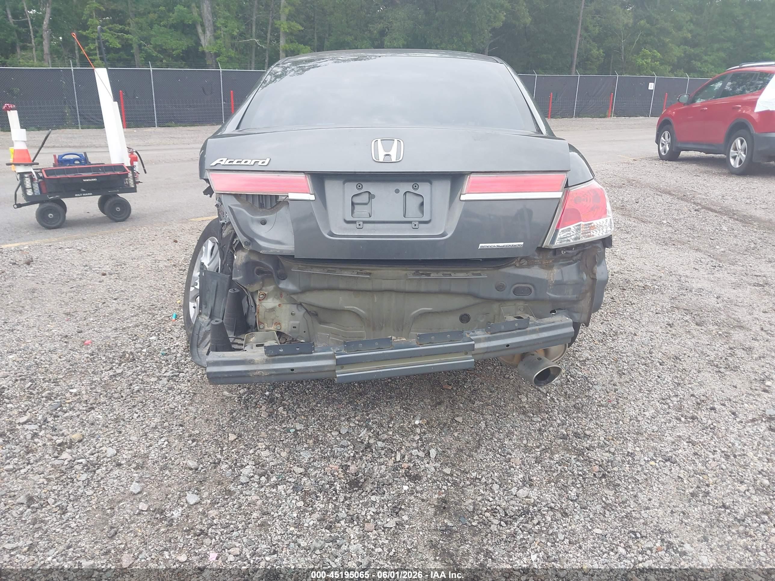 2012 Honda Accord 2.4 Se Серый vin: 1HGCP2F67CA106218