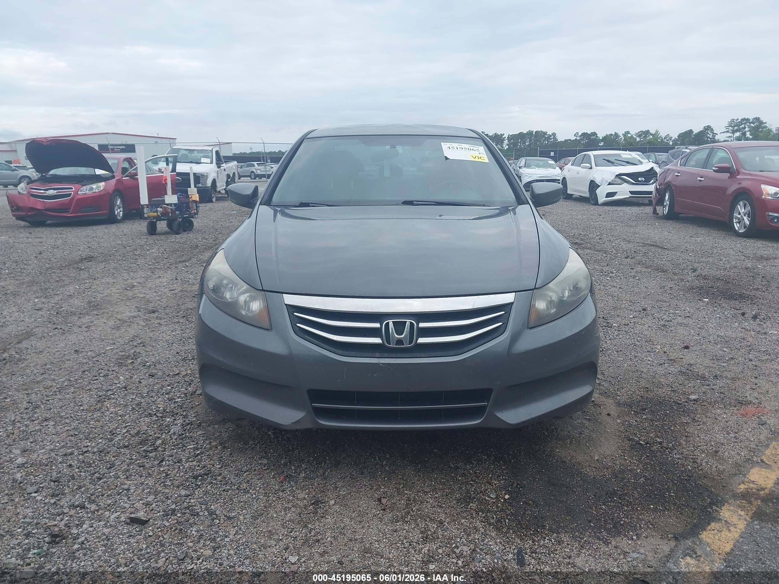 2012 Honda Accord 2.4 Se Серый vin: 1HGCP2F67CA106218