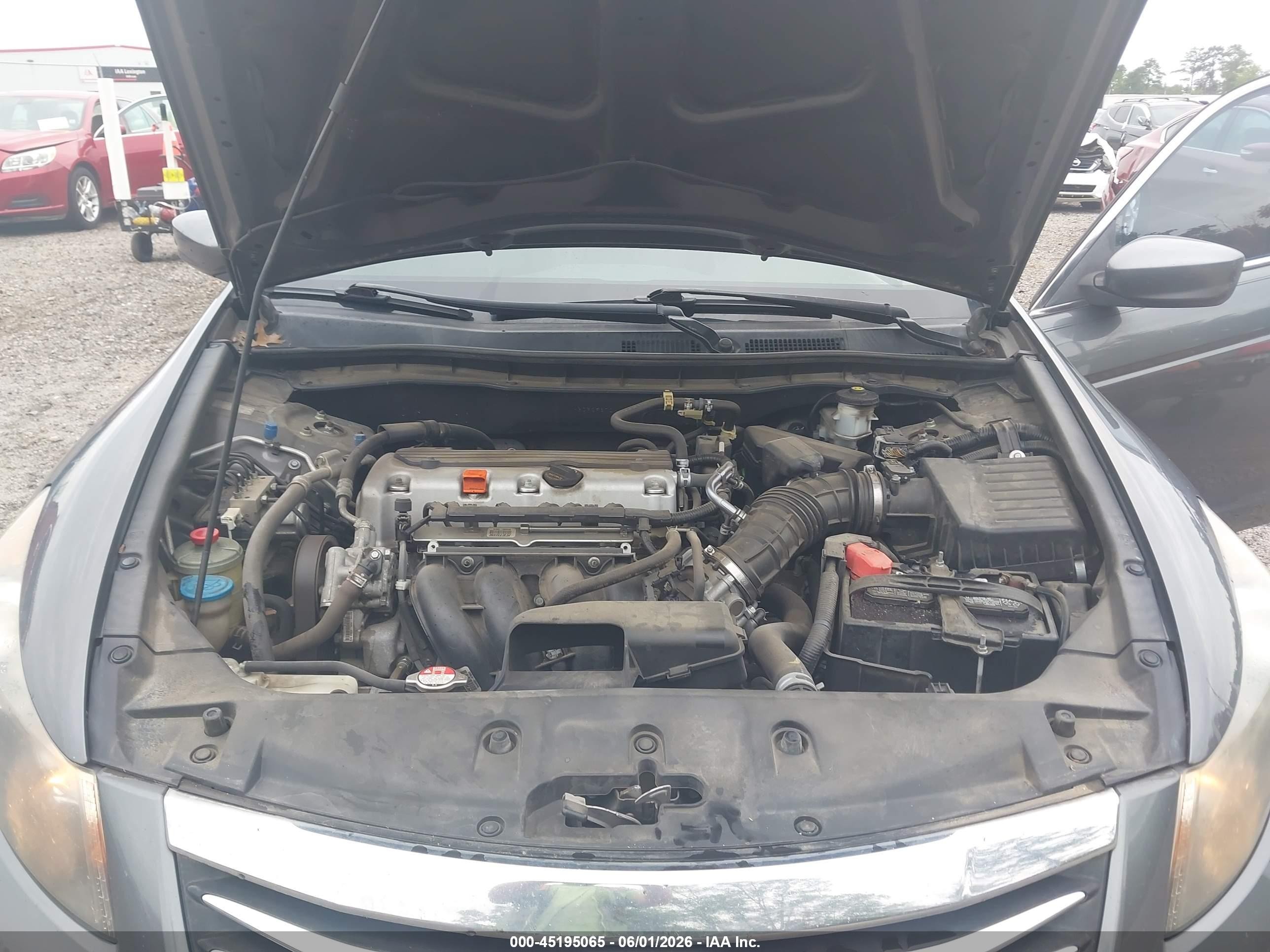 2012 Honda Accord 2.4 Se Серый vin: 1HGCP2F67CA106218