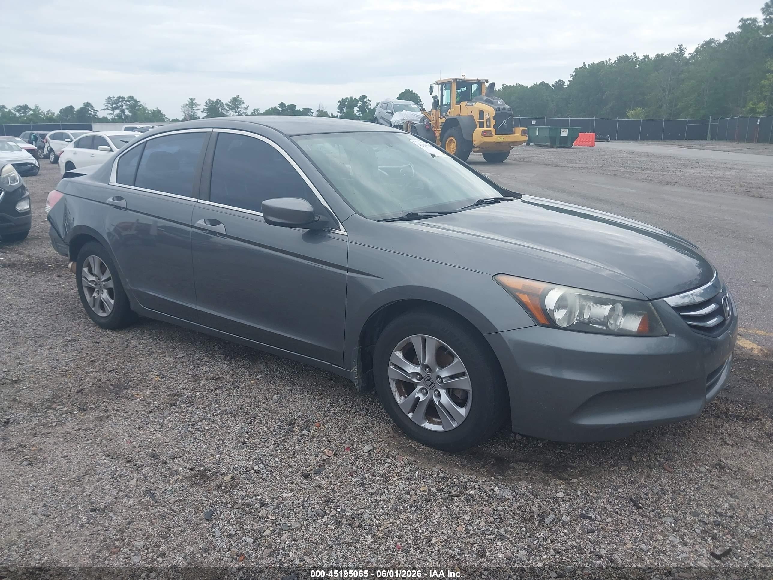 2012 Honda Accord 2.4 Se Серый vin: 1HGCP2F67CA106218