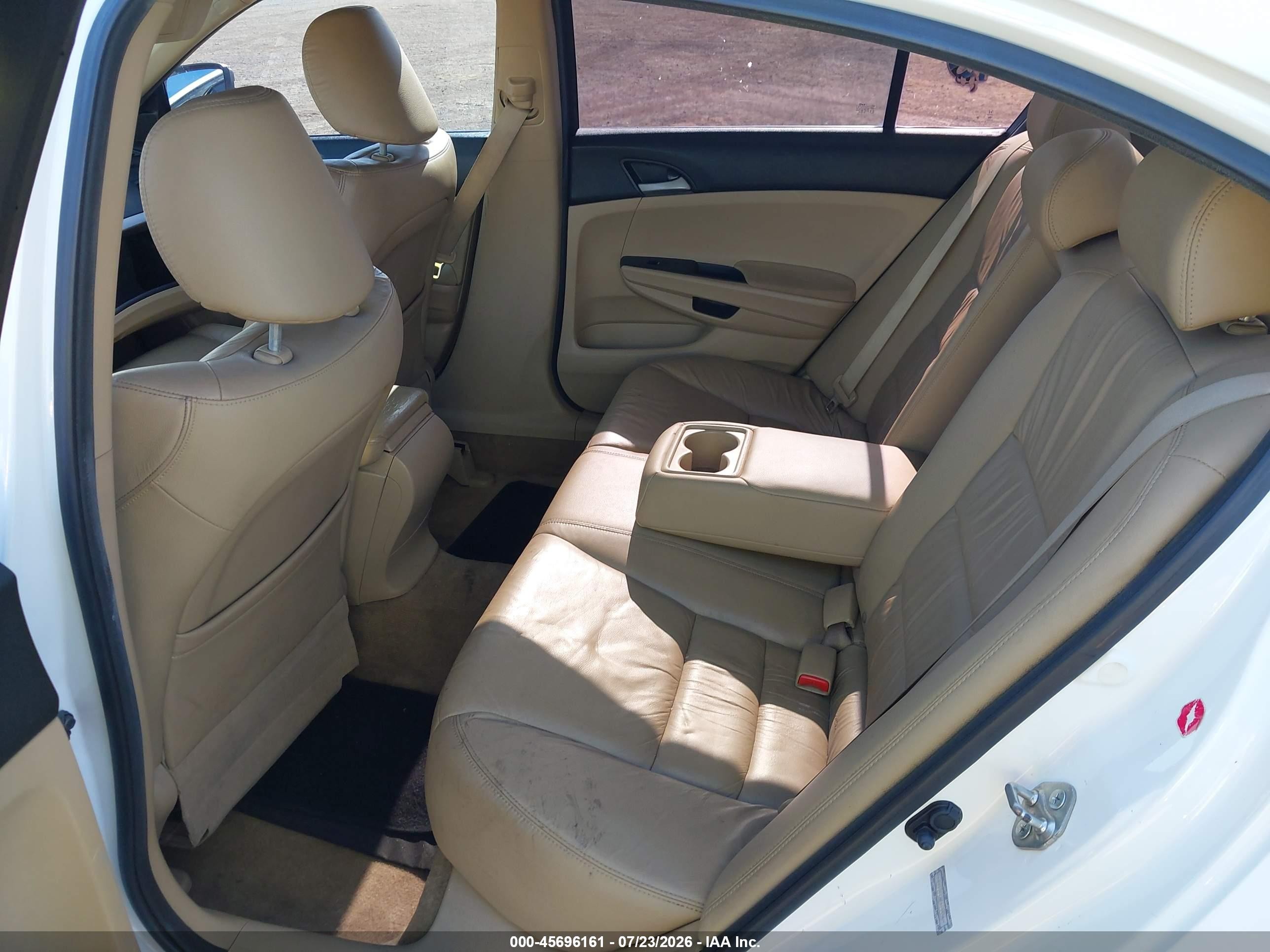 2012 Honda Accord 2.4 Se Белый vin: 1HGCP2F67CA133340