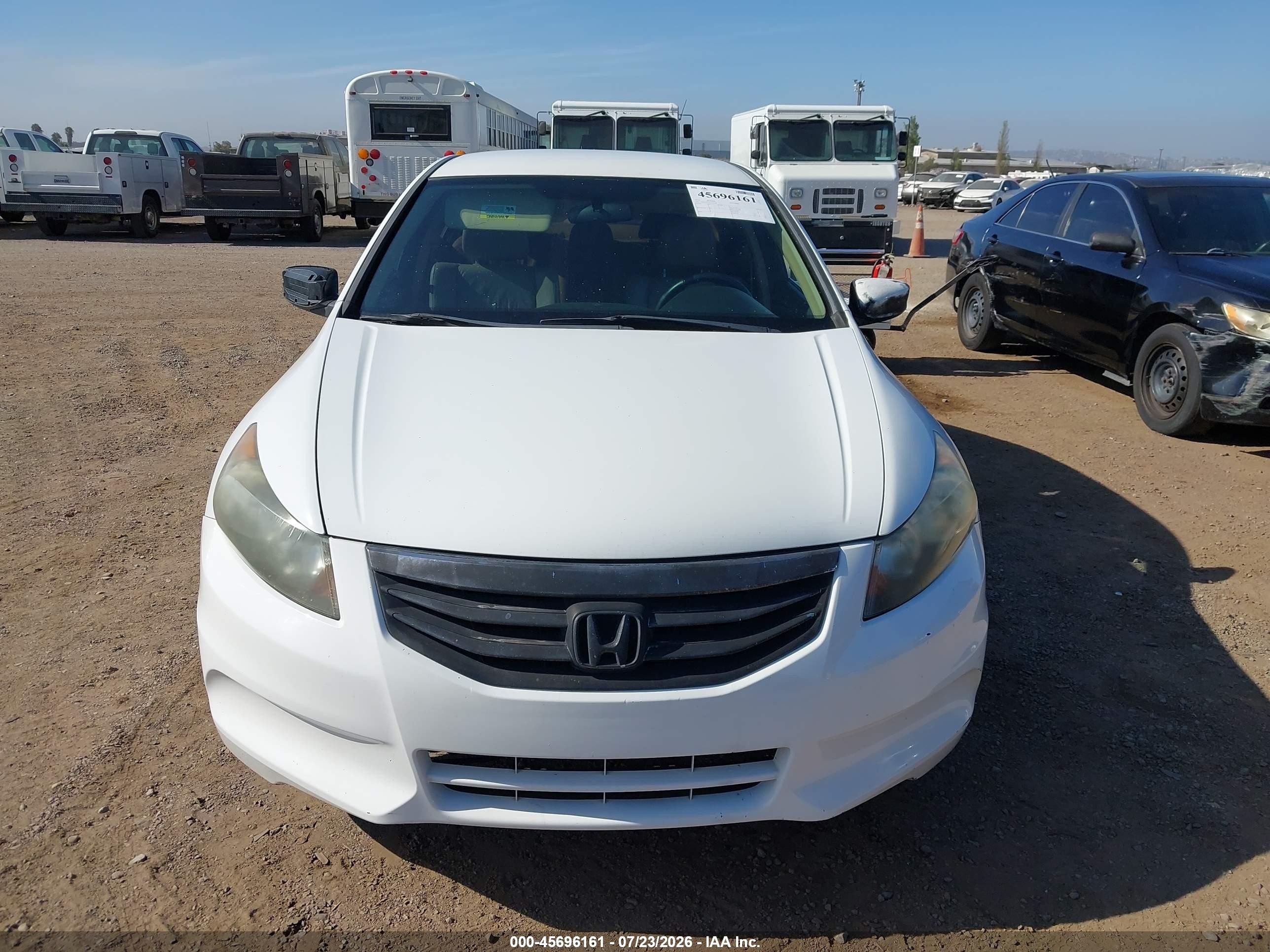 2012 Honda Accord 2.4 Se Белый vin: 1HGCP2F67CA133340