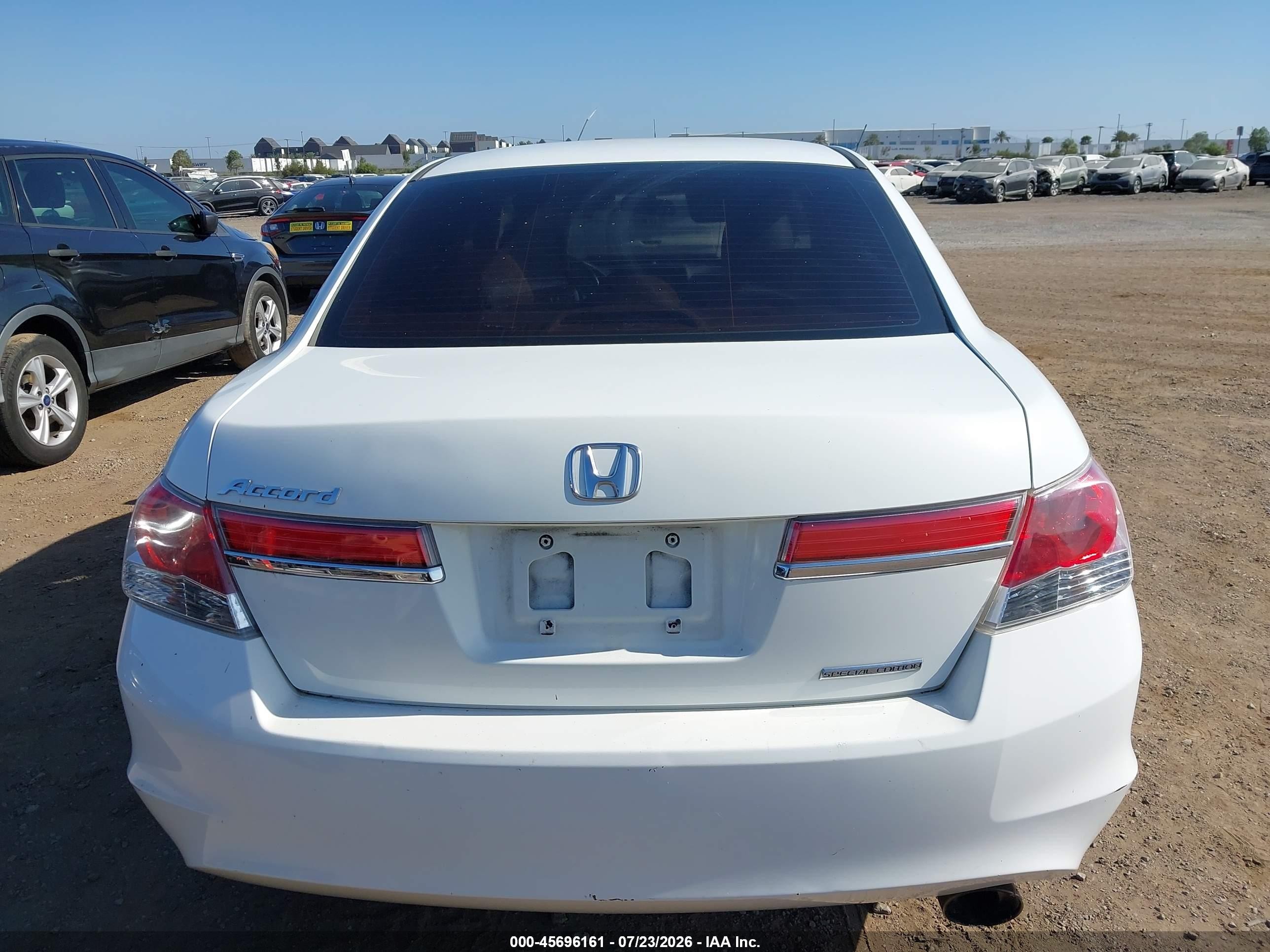 2012 Honda Accord 2.4 Se Белый vin: 1HGCP2F67CA133340