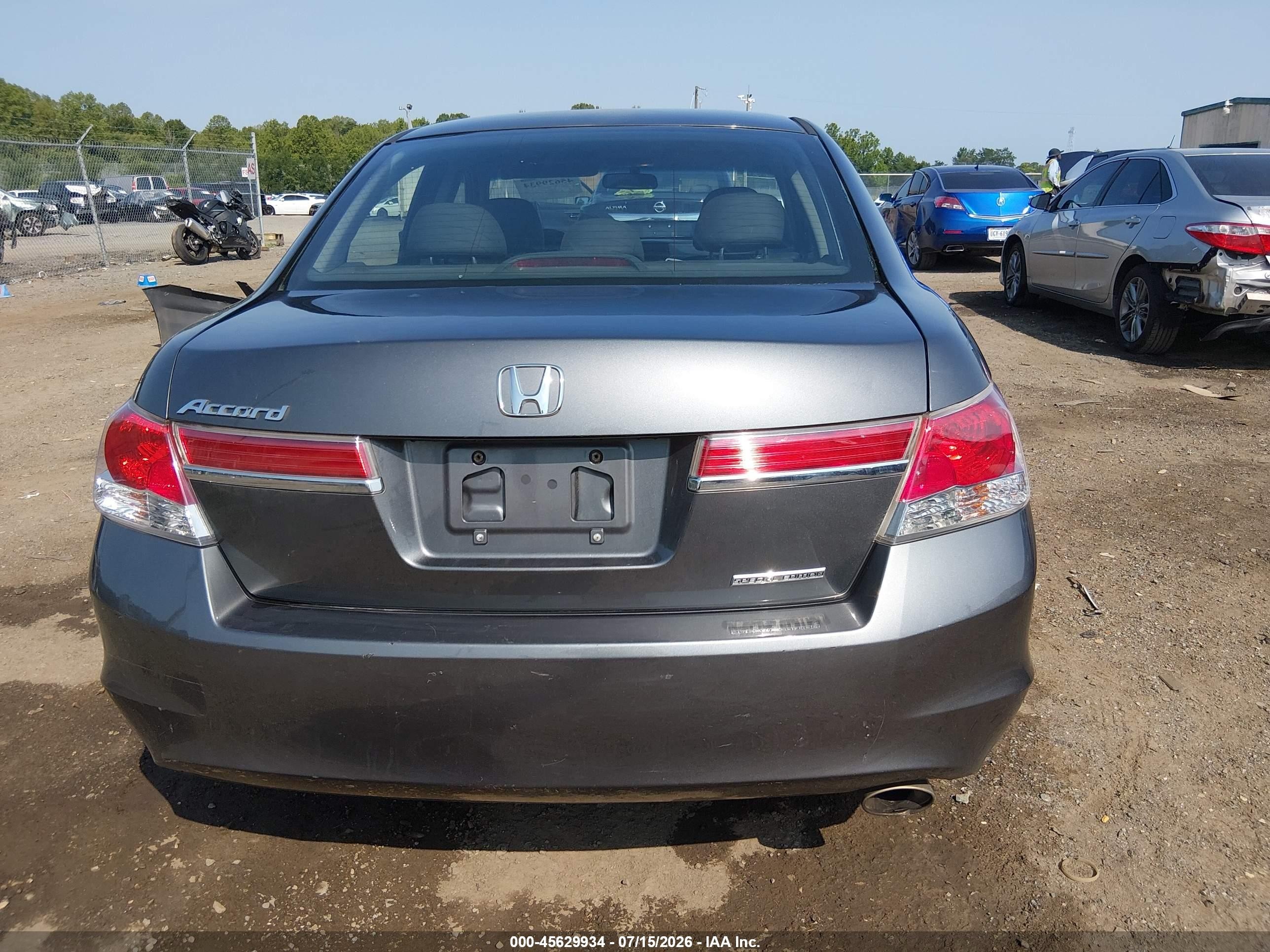 2012 Honda Accord 2.4 Se Gray vin: 1HGCP2F67CA137176