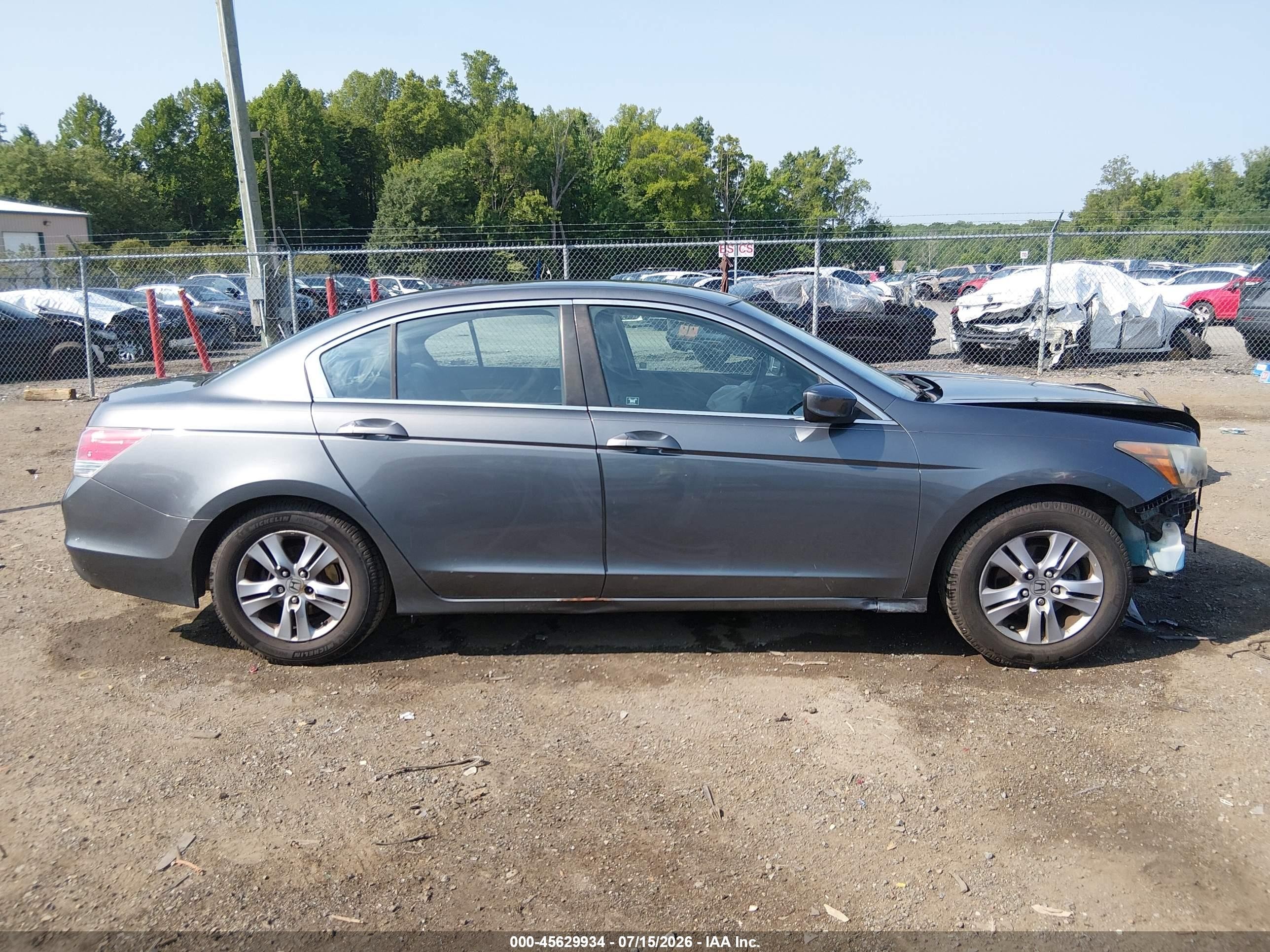 2012 Honda Accord 2.4 Se Gray vin: 1HGCP2F67CA137176