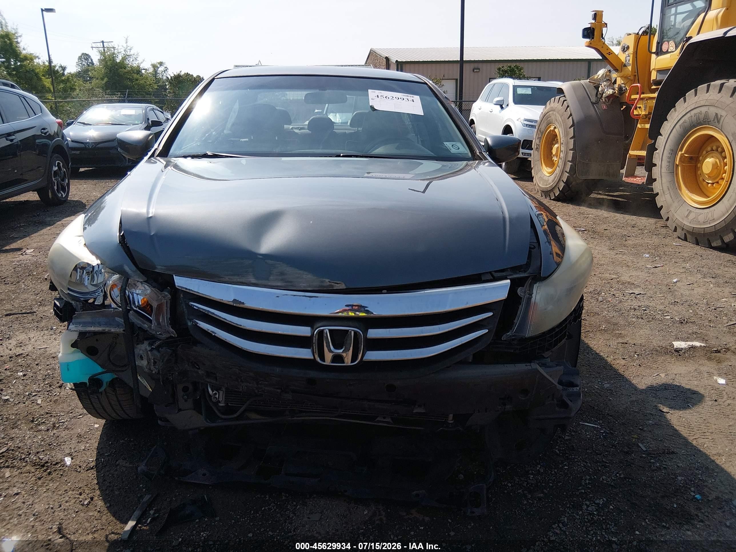 2012 Honda Accord 2.4 Se Gray vin: 1HGCP2F67CA137176
