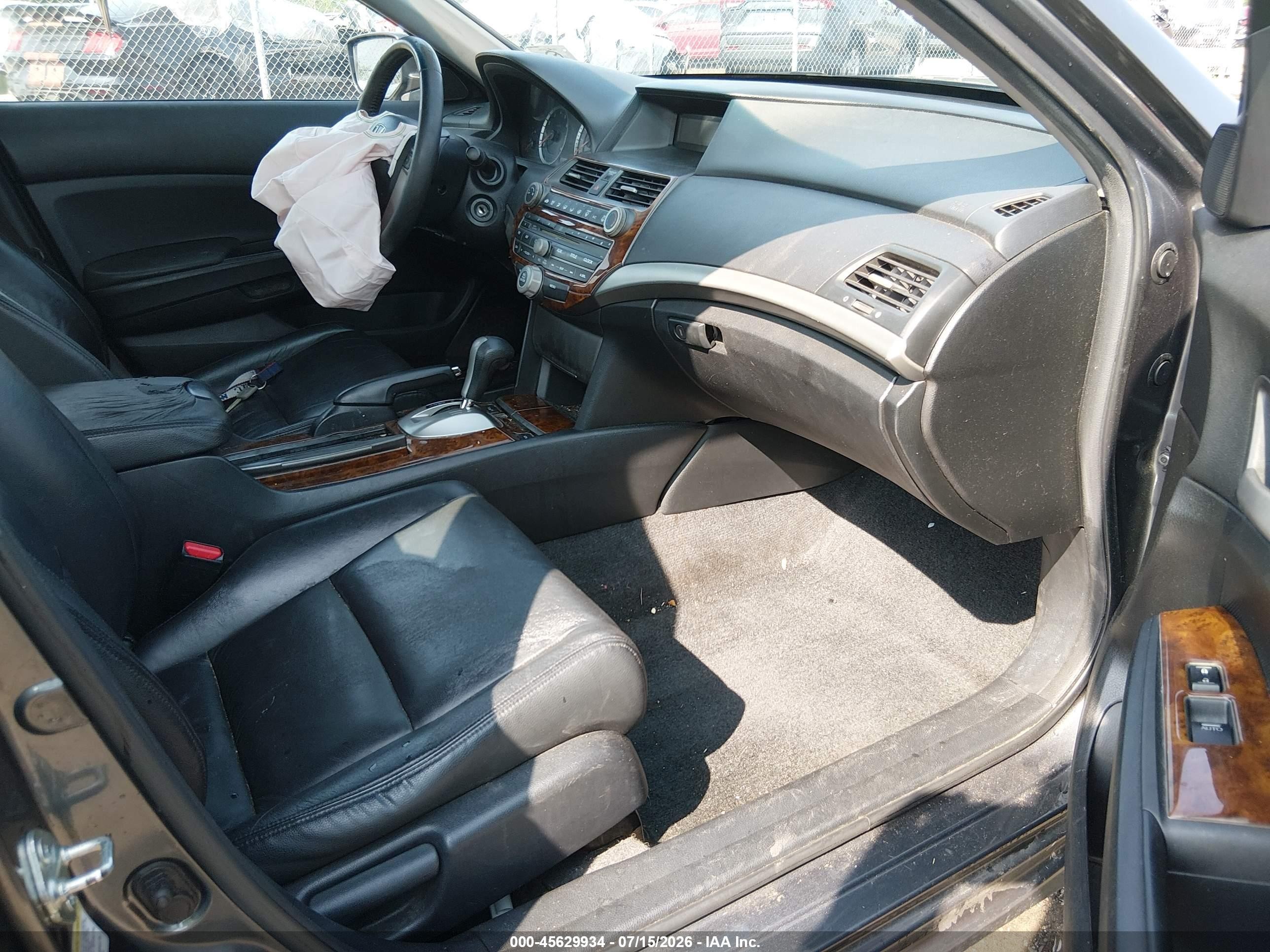 2012 Honda Accord 2.4 Se Gray vin: 1HGCP2F67CA137176
