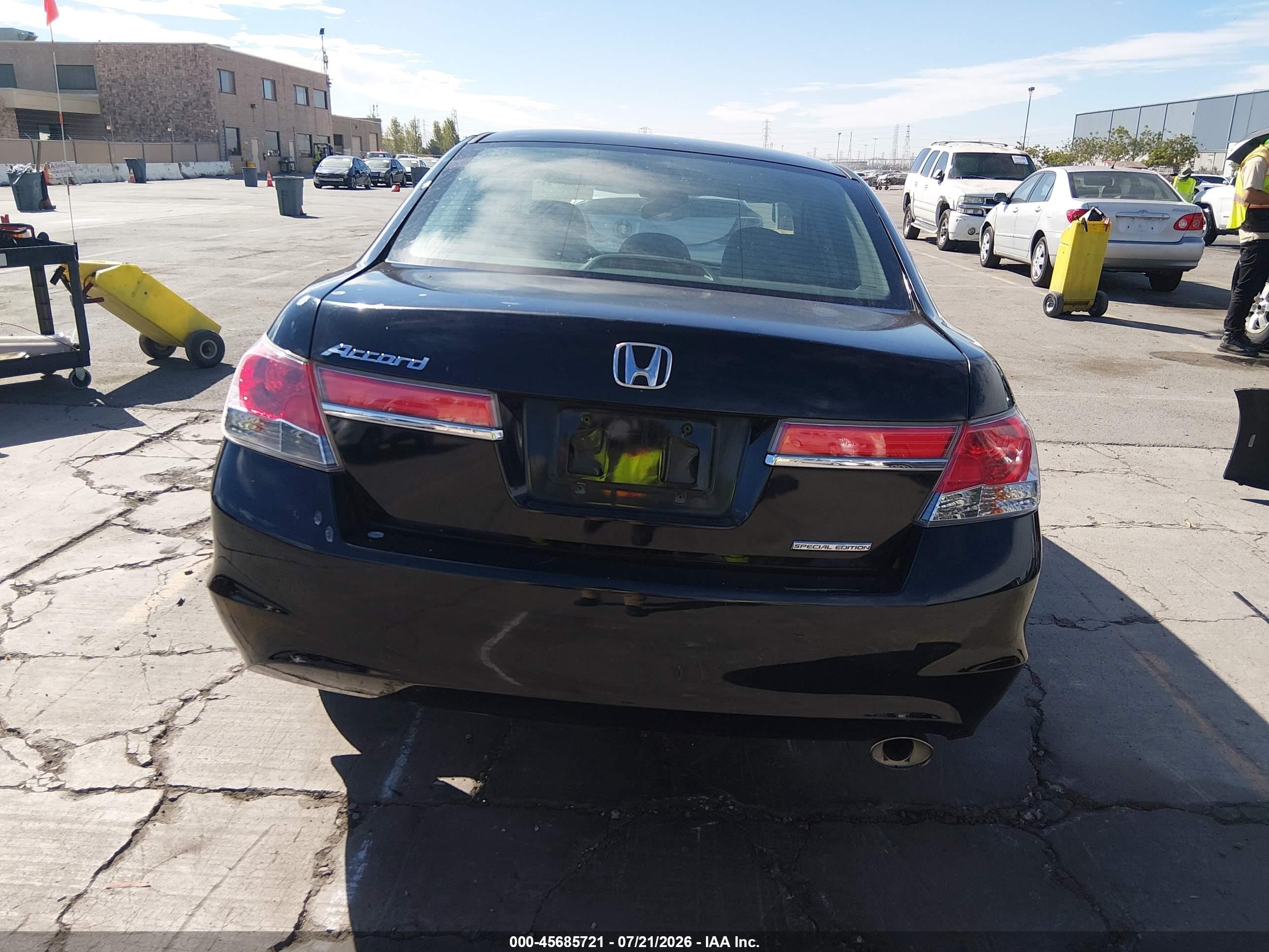 2012 Honda Accord 2.4 Se Черный vin: 1HGCP2F67CA158495