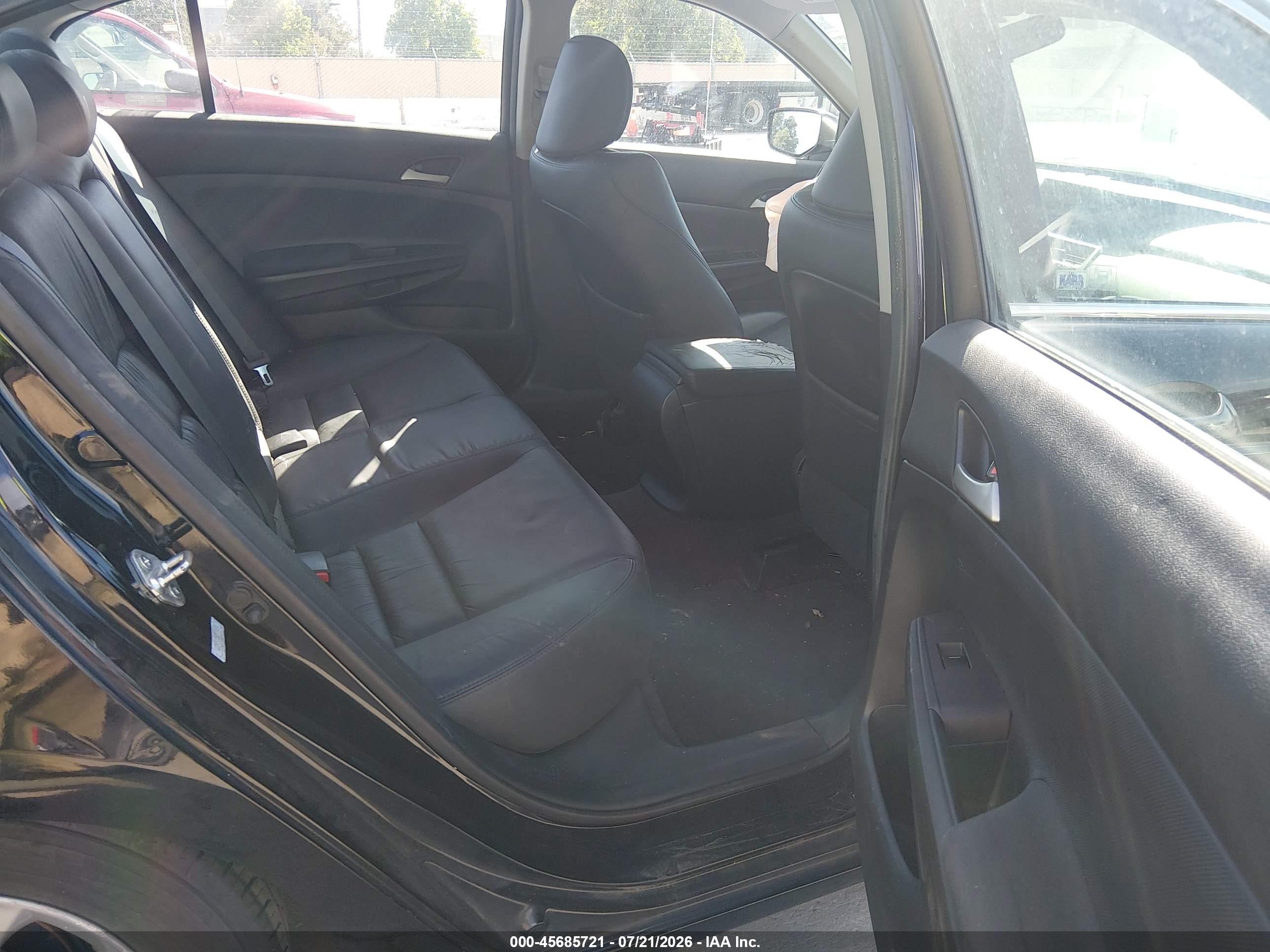 2012 Honda Accord 2.4 Se Черный vin: 1HGCP2F67CA158495