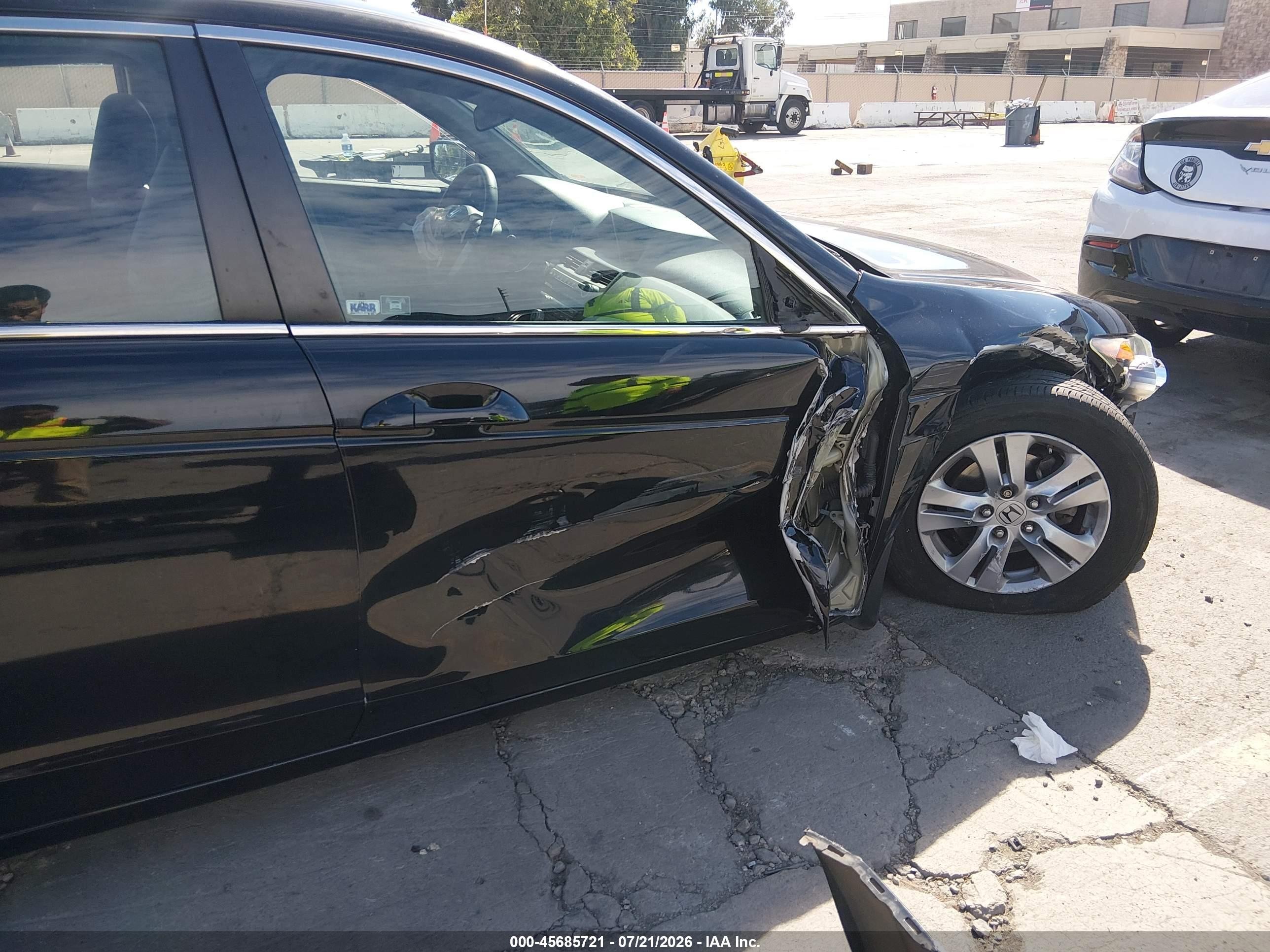 2012 Honda Accord 2.4 Se Black vin: 1HGCP2F67CA158495