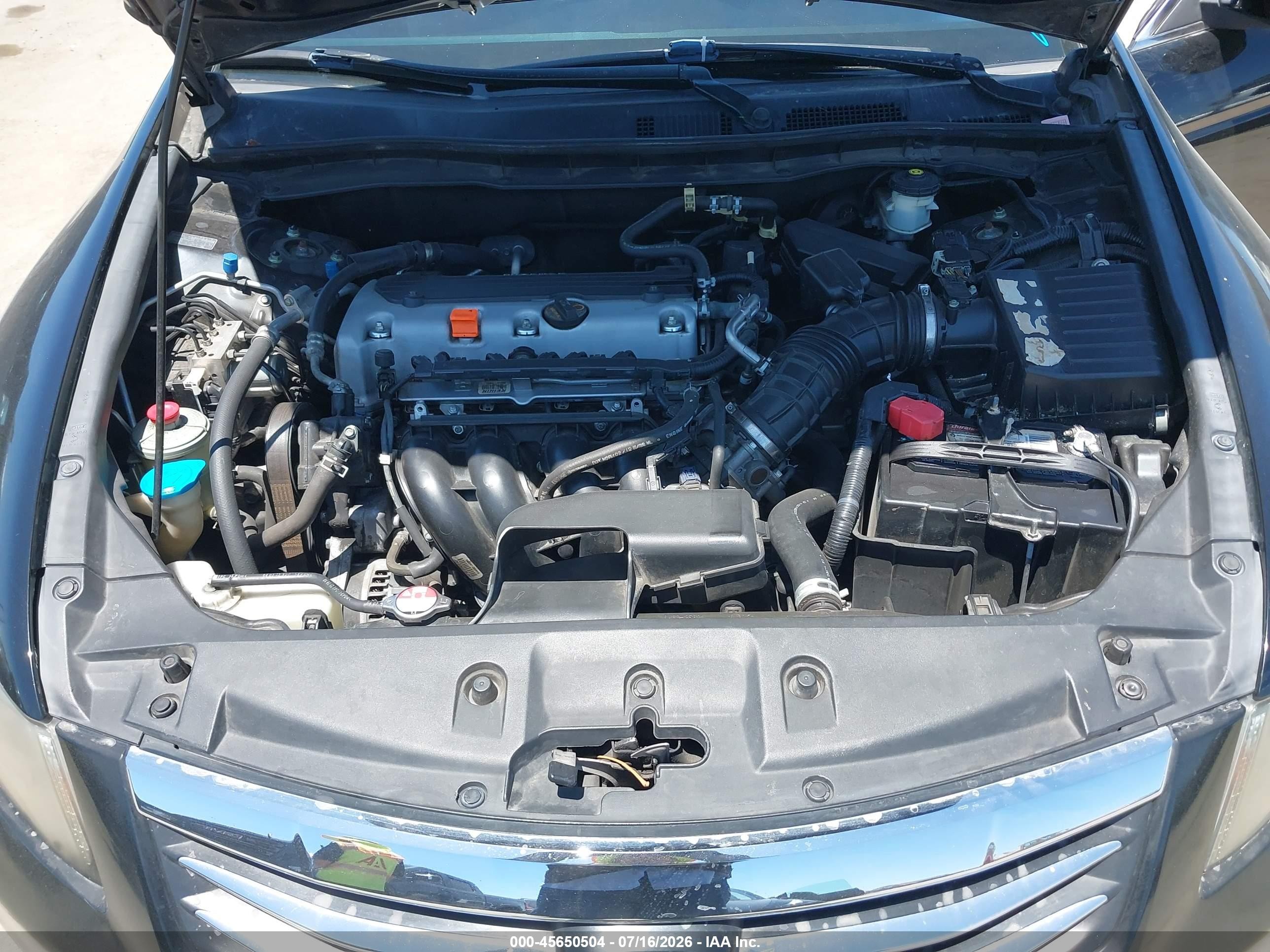 2012 Honda Accord 2.4 Se Black vin: 1HGCP2F67CA163292