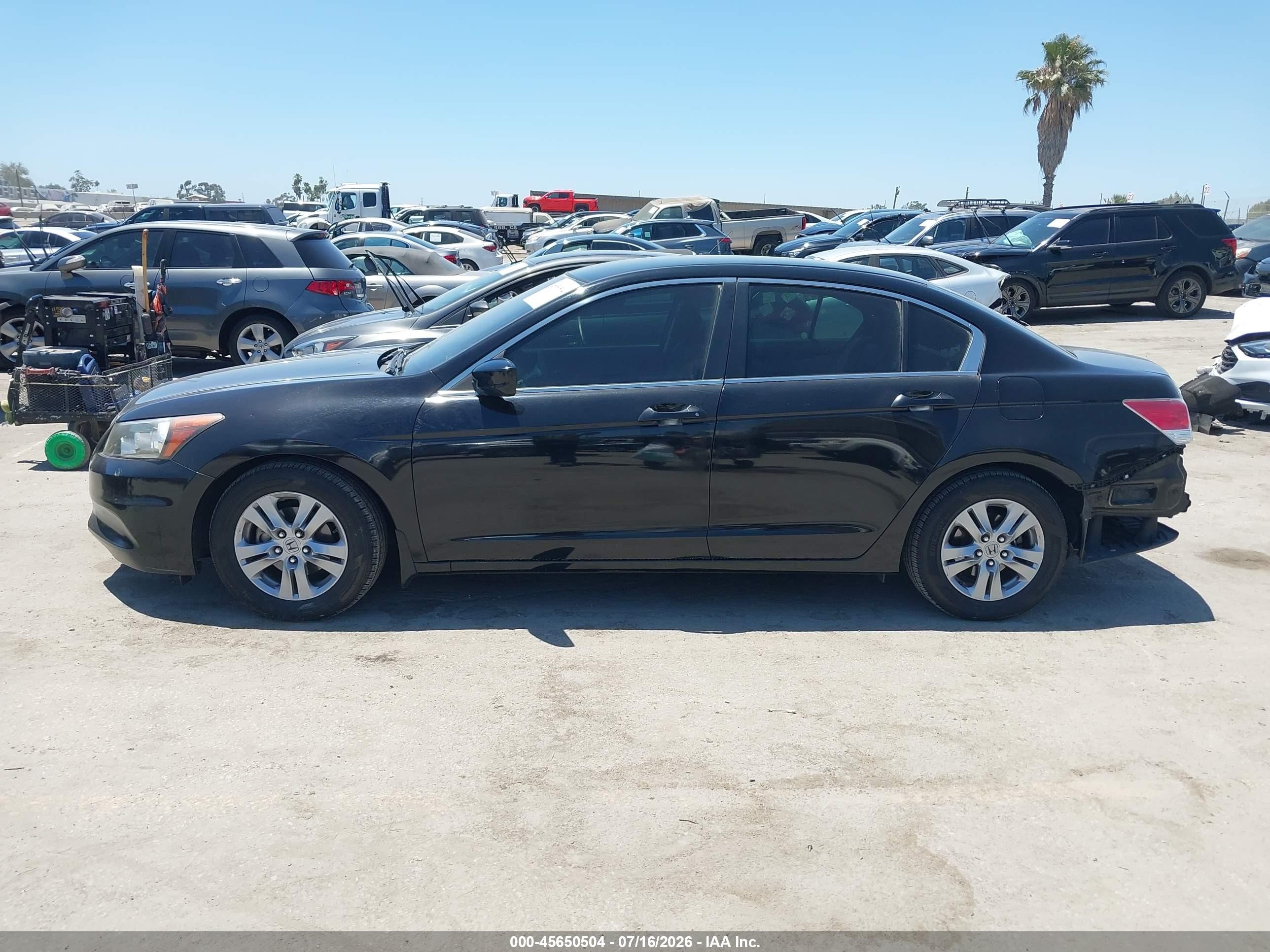 2012 Honda Accord 2.4 Se Black vin: 1HGCP2F67CA163292