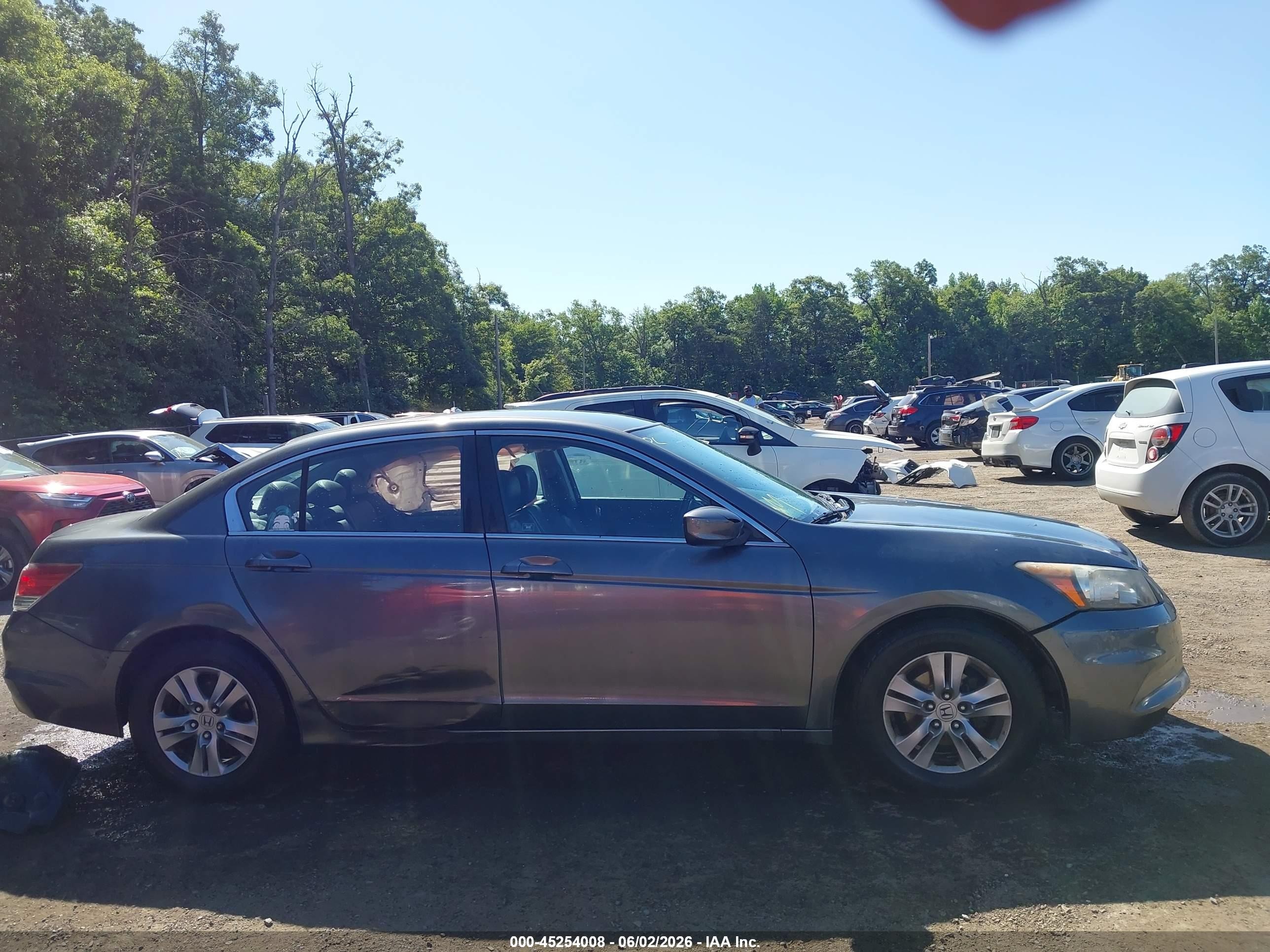 2012 Honda Accord 2.4 Se Gray vin: 1HGCP2F67CA168332