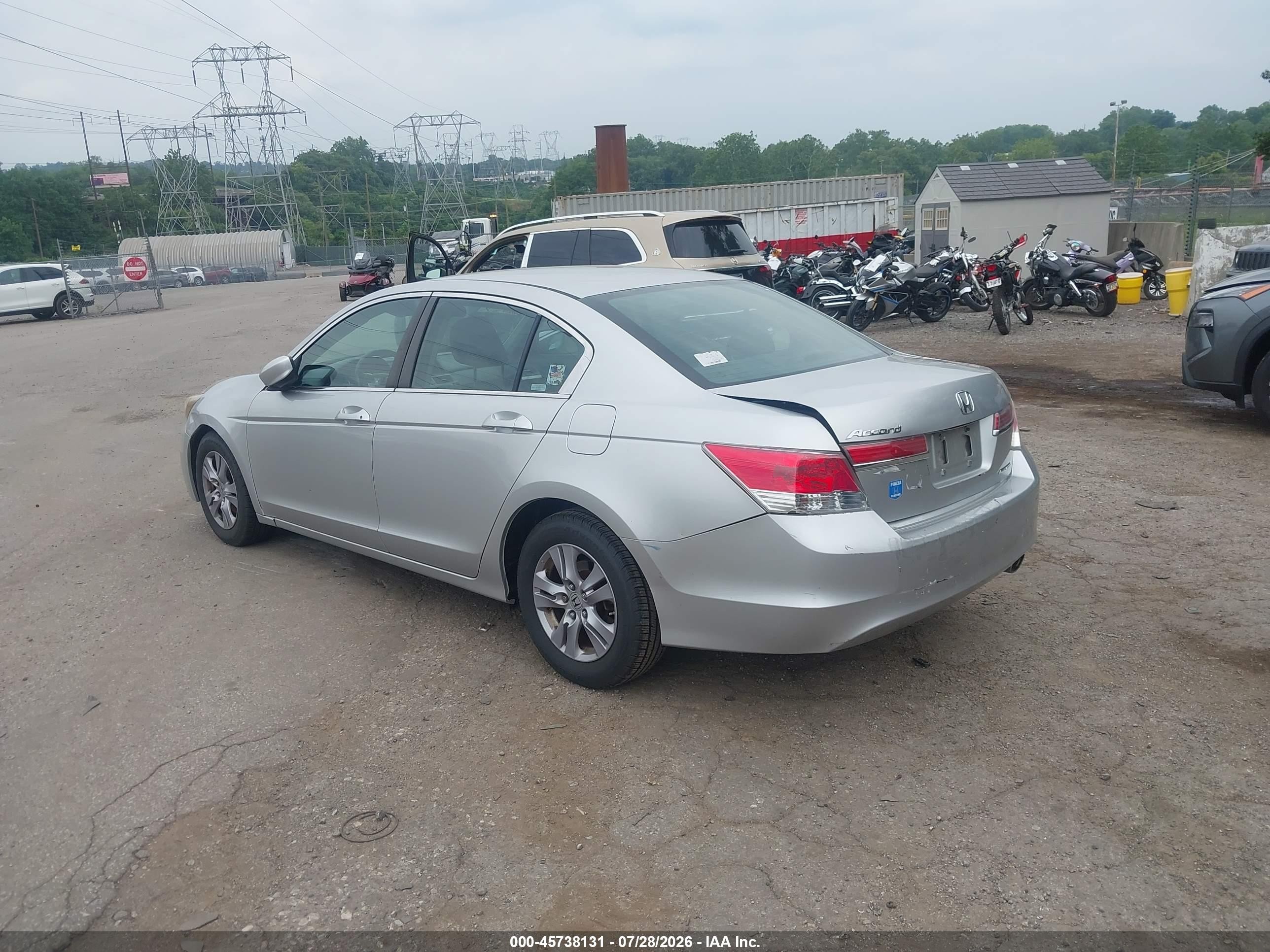 2012 Honda Accord 2.4 Se Серебряный vin: 1HGCP2F67CA185812