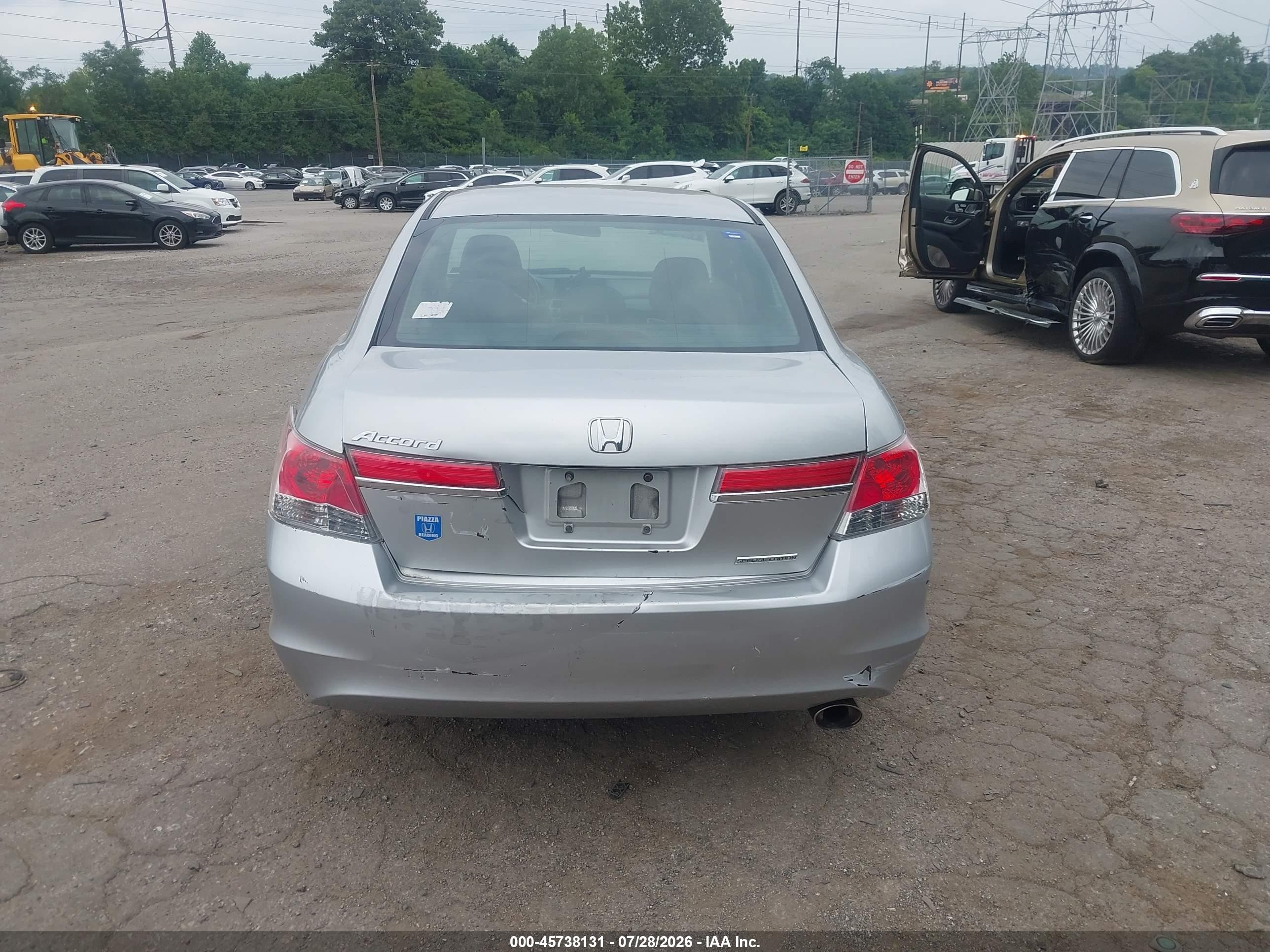 2012 Honda Accord 2.4 Se Серебряный vin: 1HGCP2F67CA185812