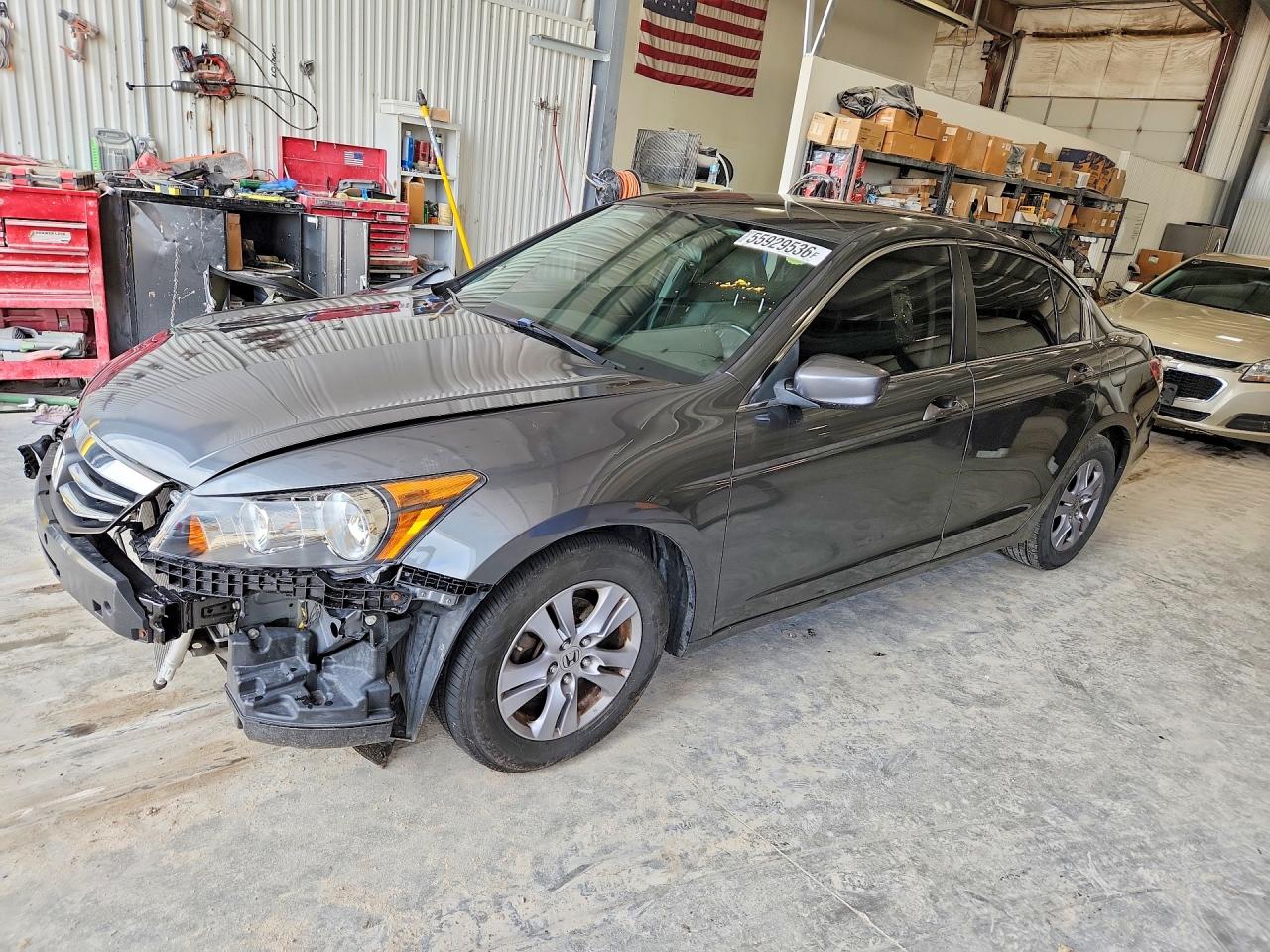 2012 Honda Accord Se Gray vin: 1HGCP2F67CA189925