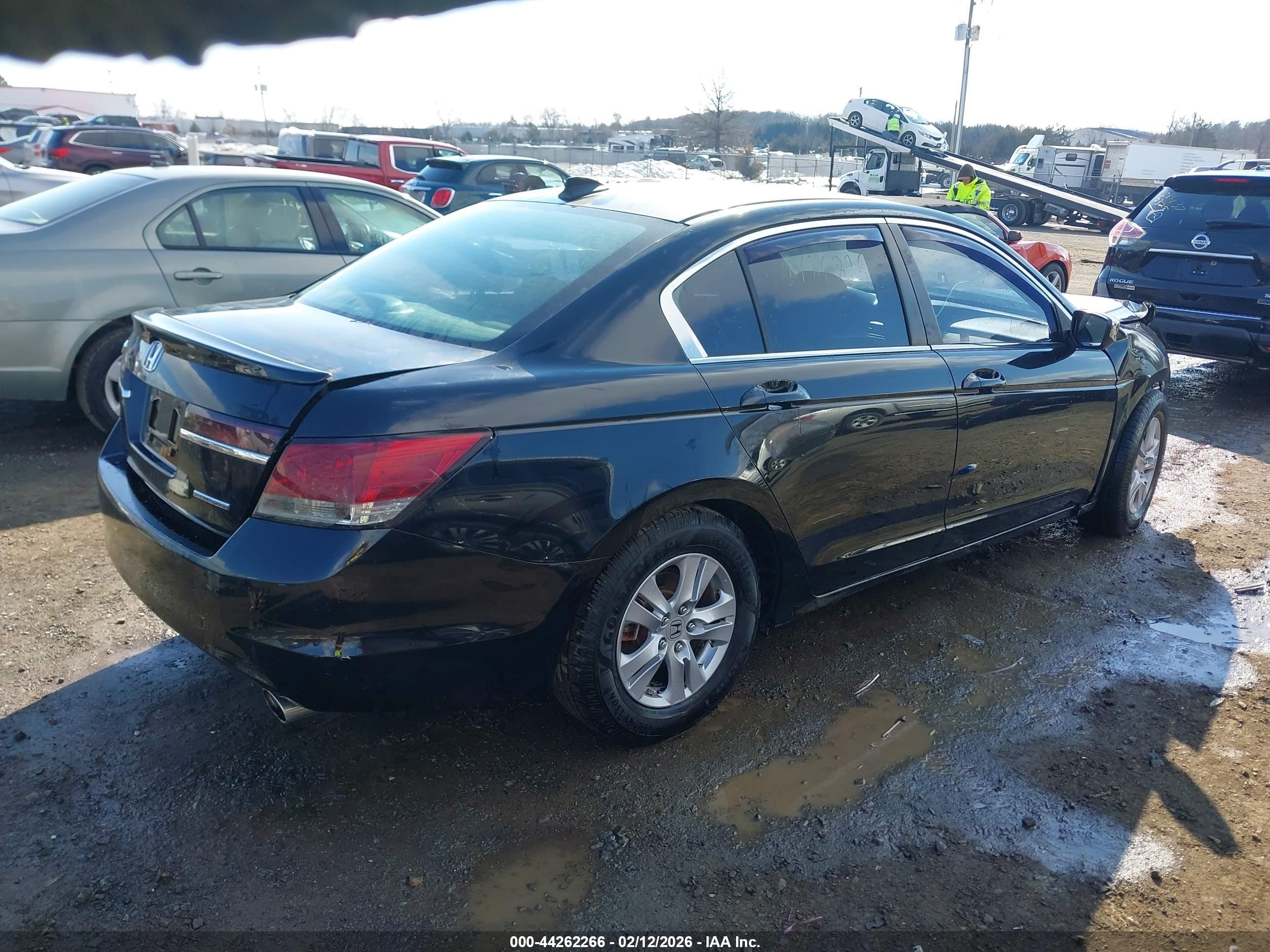 2012 Honda Accord 2.4 Se Черный vin: 1HGCP2F67CA200342