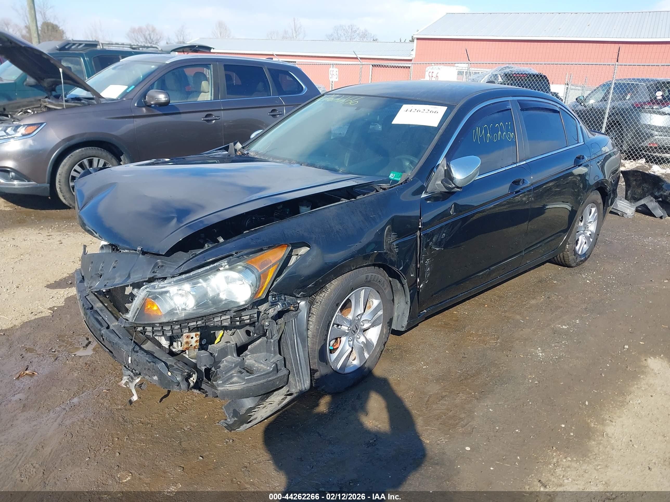 2012 Honda Accord 2.4 Se Черный vin: 1HGCP2F67CA200342