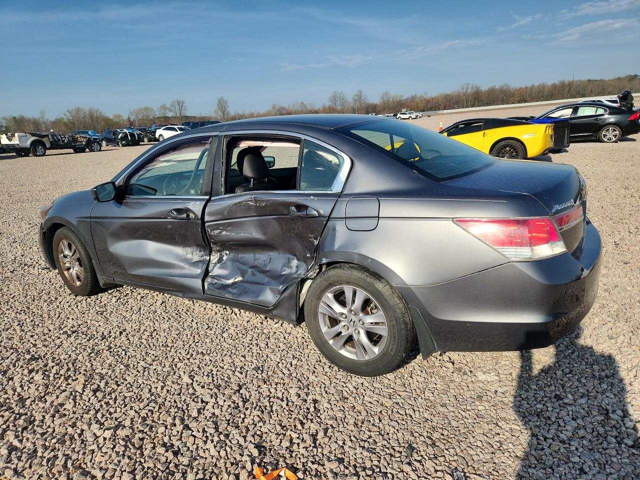 2012 Honda Accord Se Серый vin: 1HGCP2F67CA219814