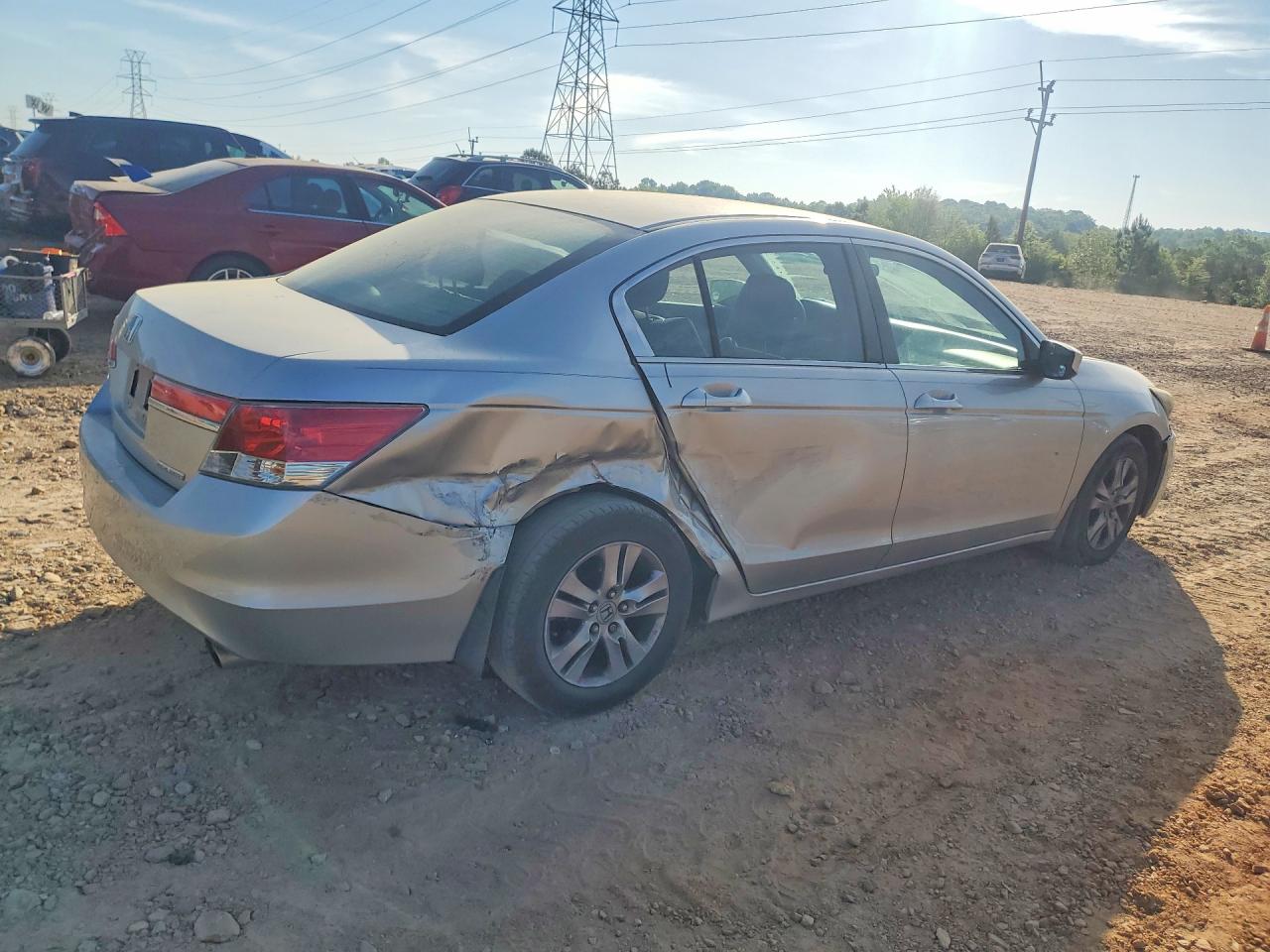 2012 Honda Accord Se Silver vin: 1HGCP2F67CA229923