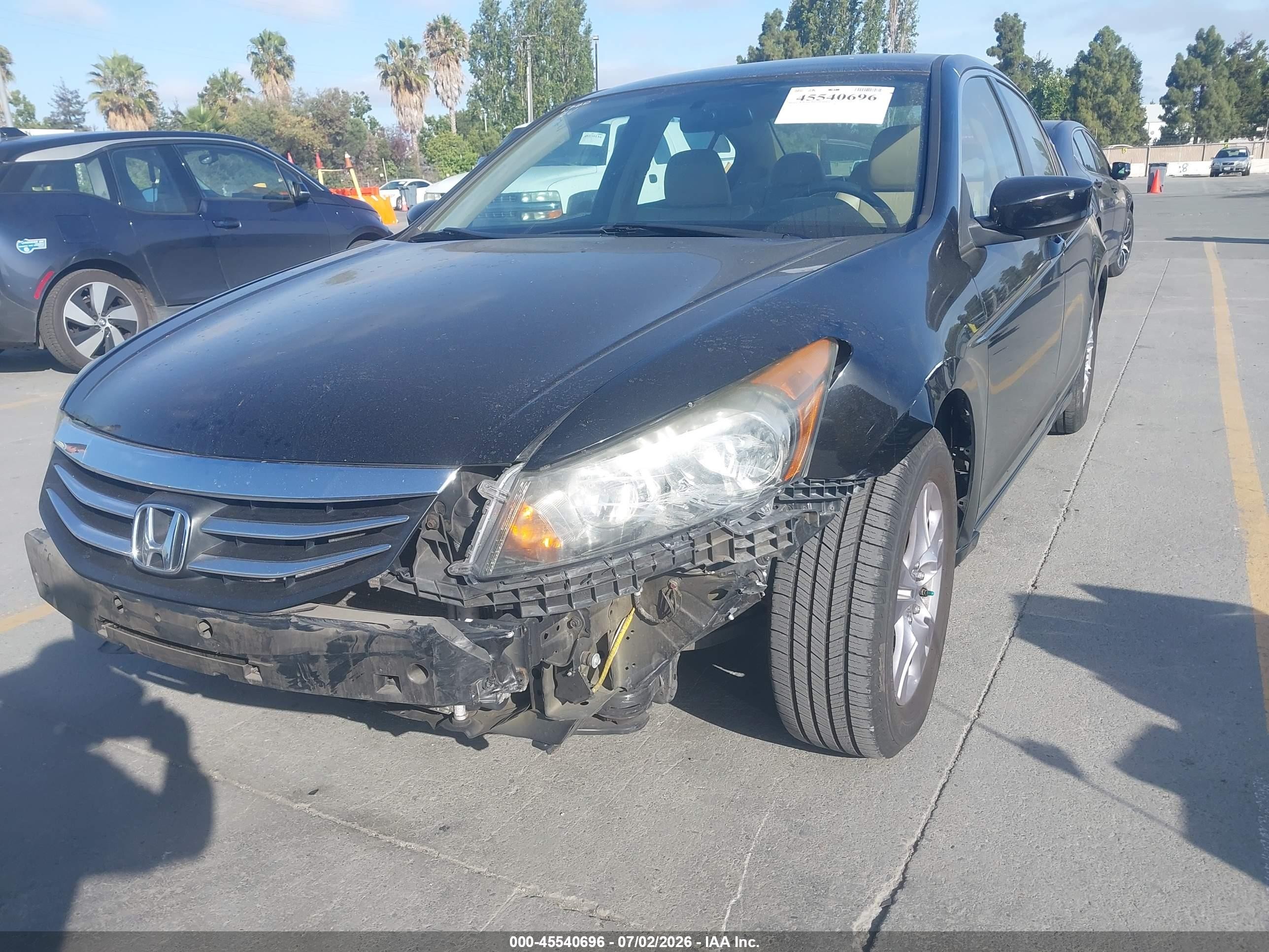 2012 Honda Accord 2.4 Se Black vin: 1HGCP2F67CA233227