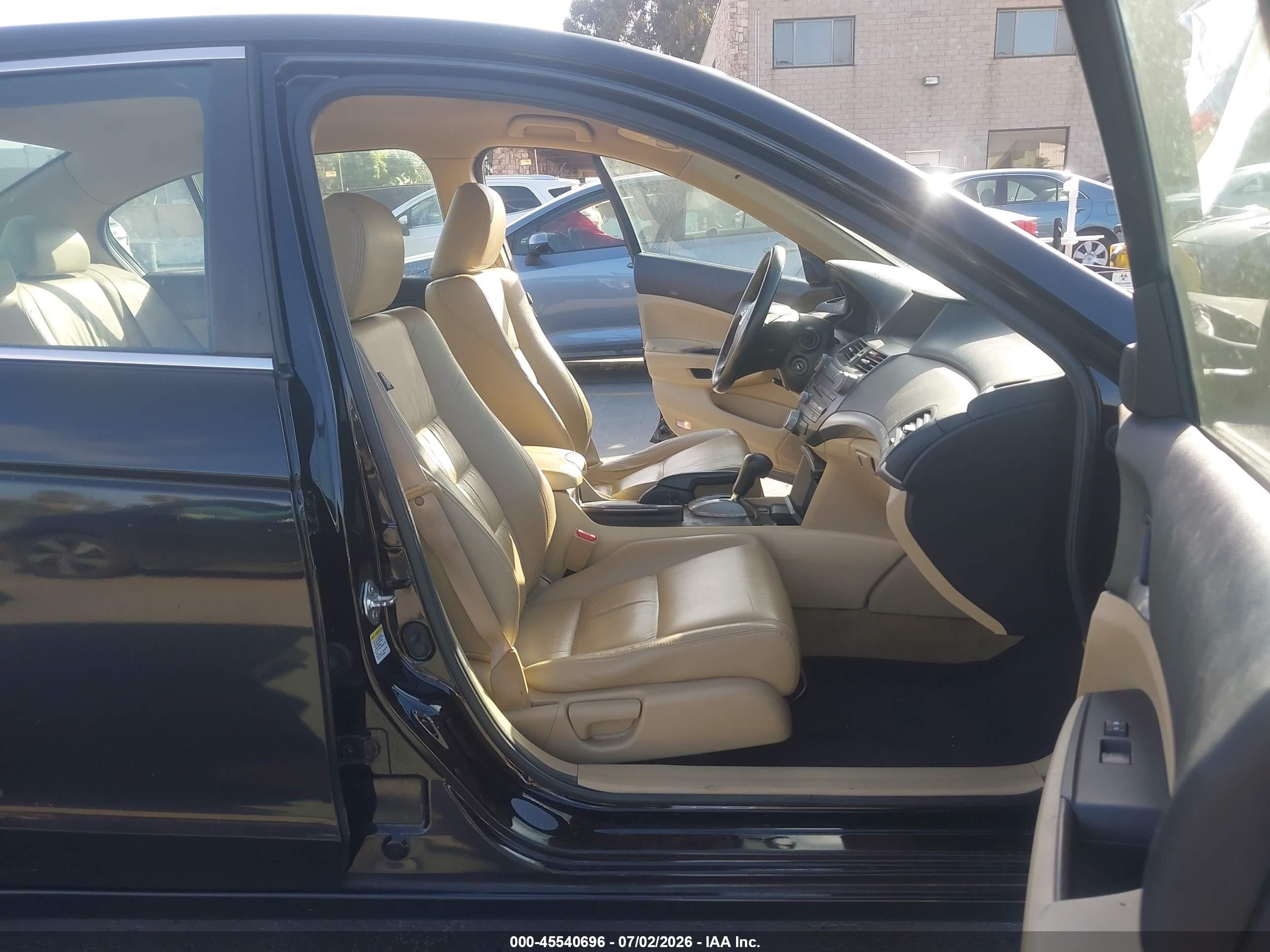 2012 Honda Accord 2.4 Se Black vin: 1HGCP2F67CA233227